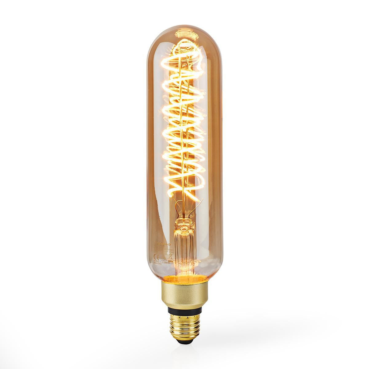 LED Bulb E27 | T65 | 8.5 W| 600 lm | 2000 K| Dimmable | With gold finish | Retro Style | 1 pc.