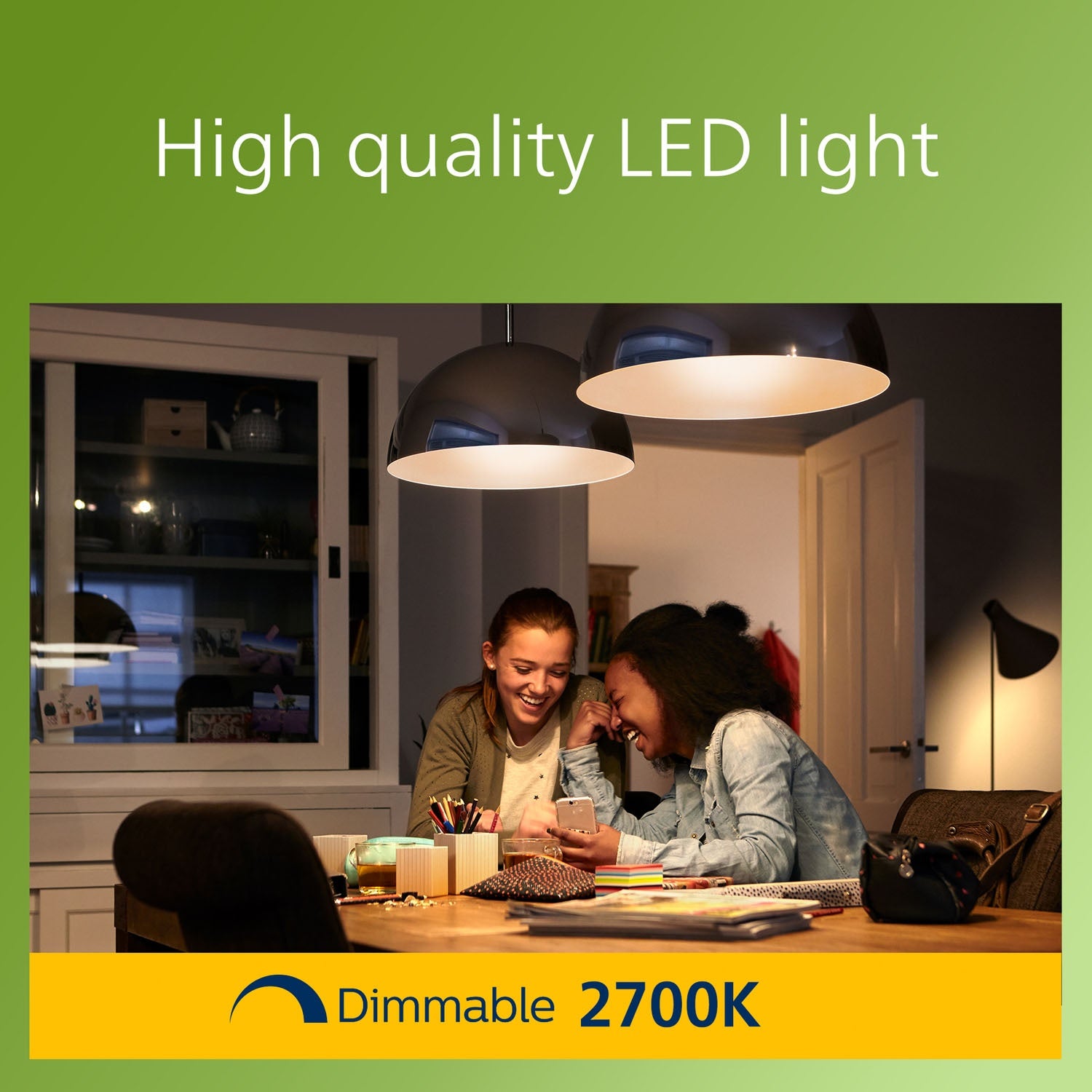 LED E27 Normal 4W (60W) Clear Dimmable 840lm 2700K Energy class A