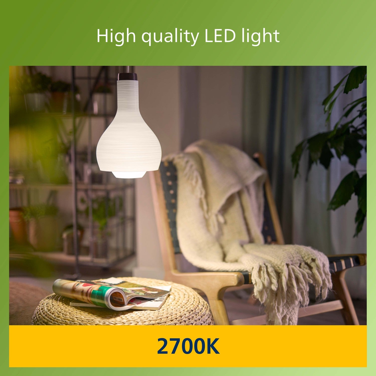 LED E27 Normal 7.3W (100W) Frosted 1535lm 2700K Energy class A