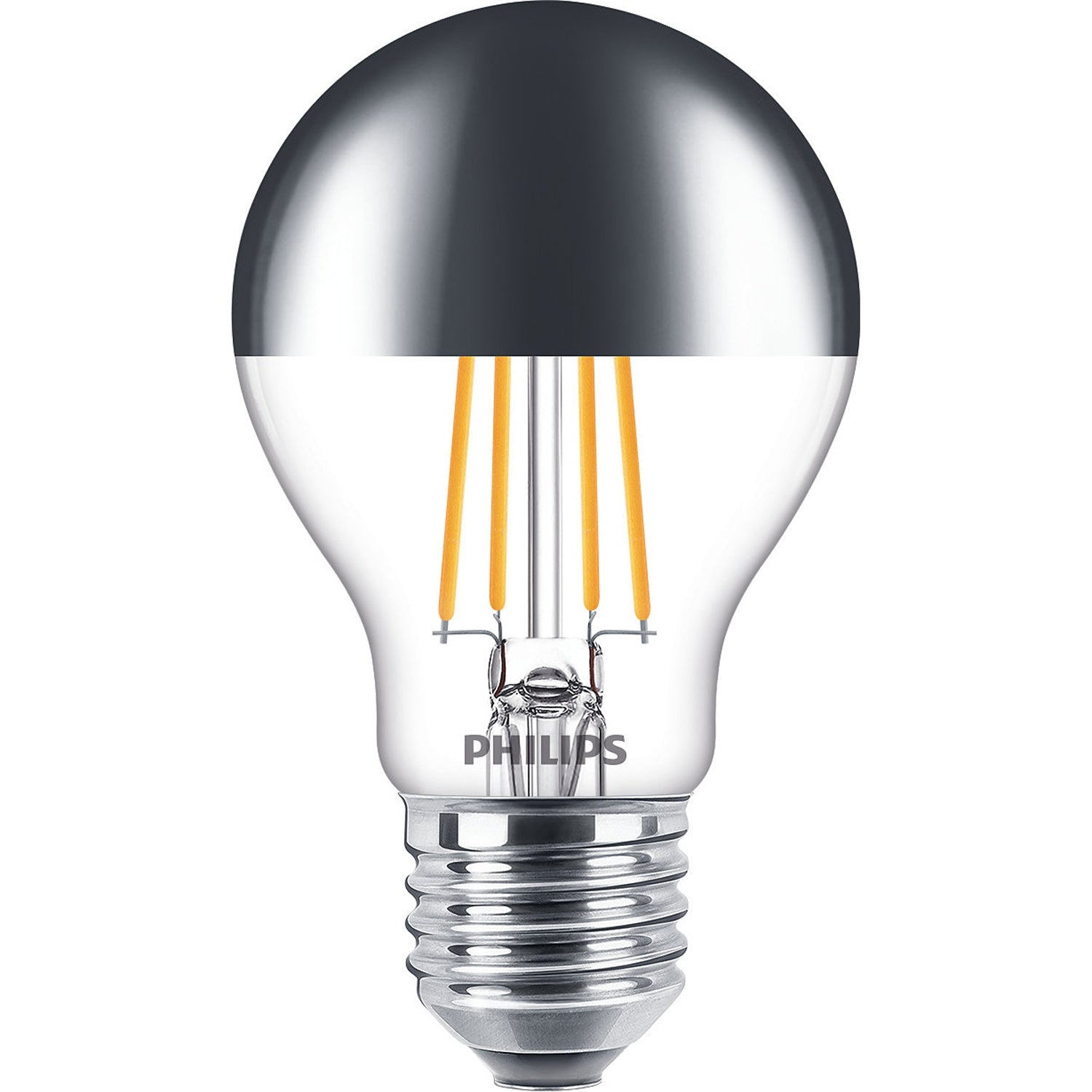 LED E27 Normal Filament Top mirrored Dimmable 50W 650lm