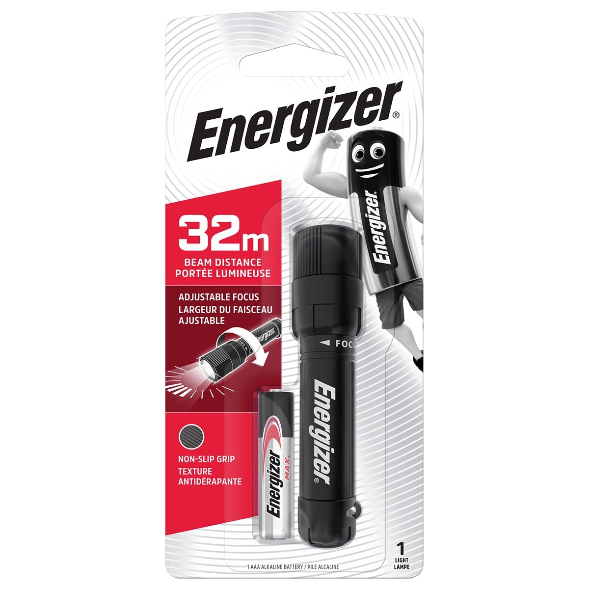 LED Flashlight 30 lm Black