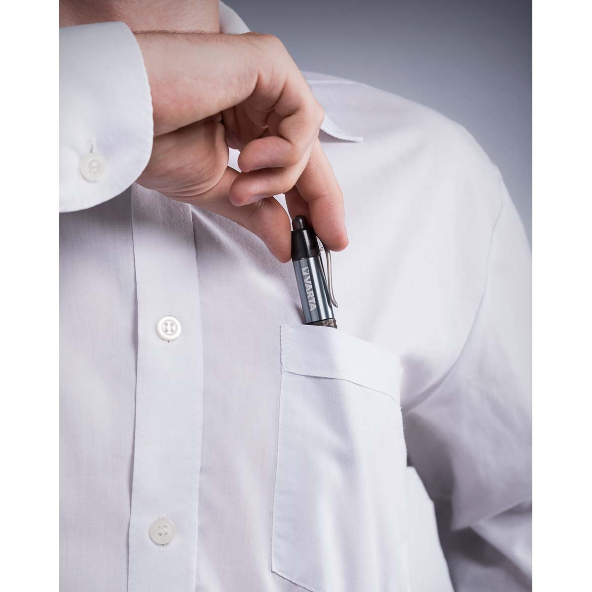 LED Flashlight 3 lm Silver