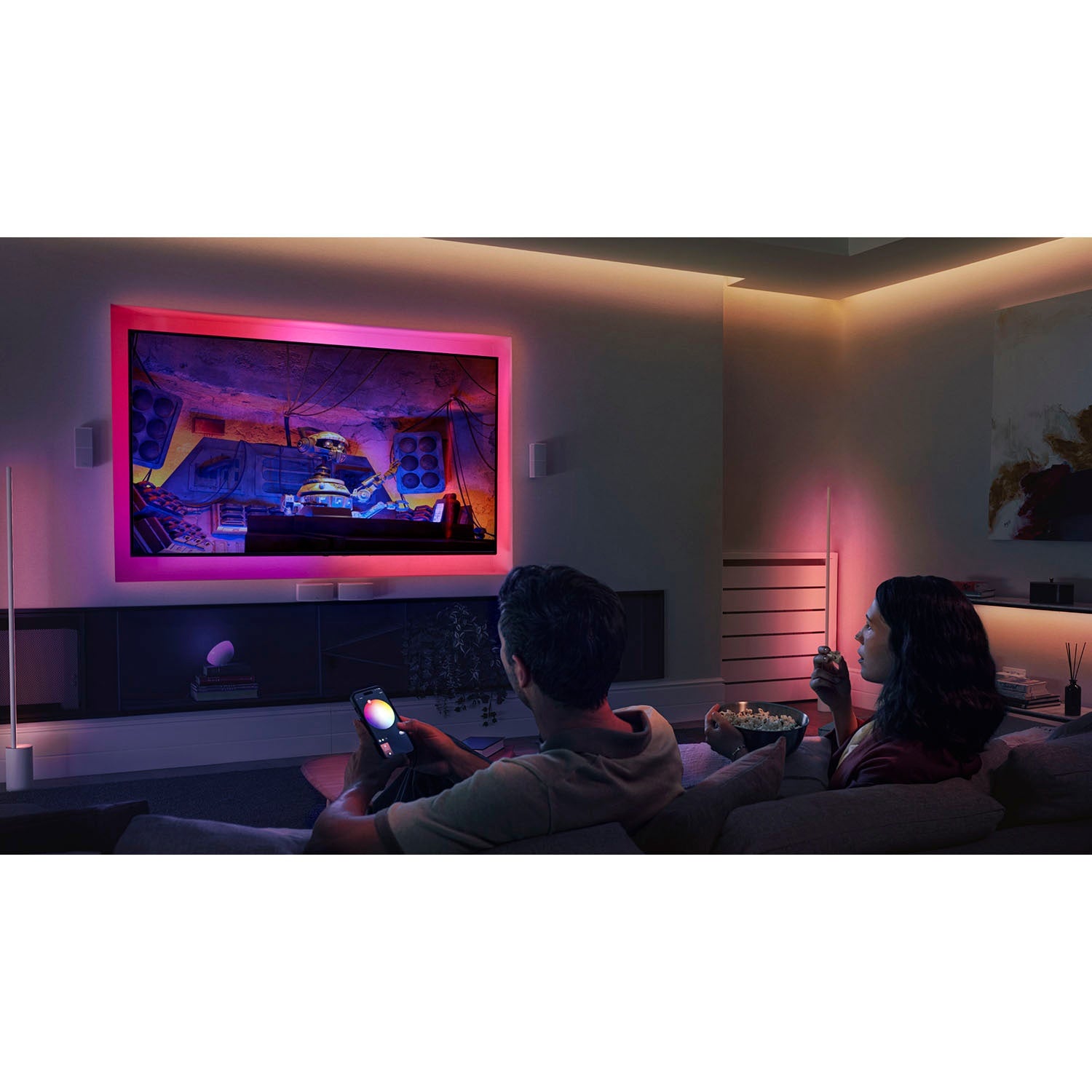 LED Lightstrip, White & Color Gradient, 3m Length