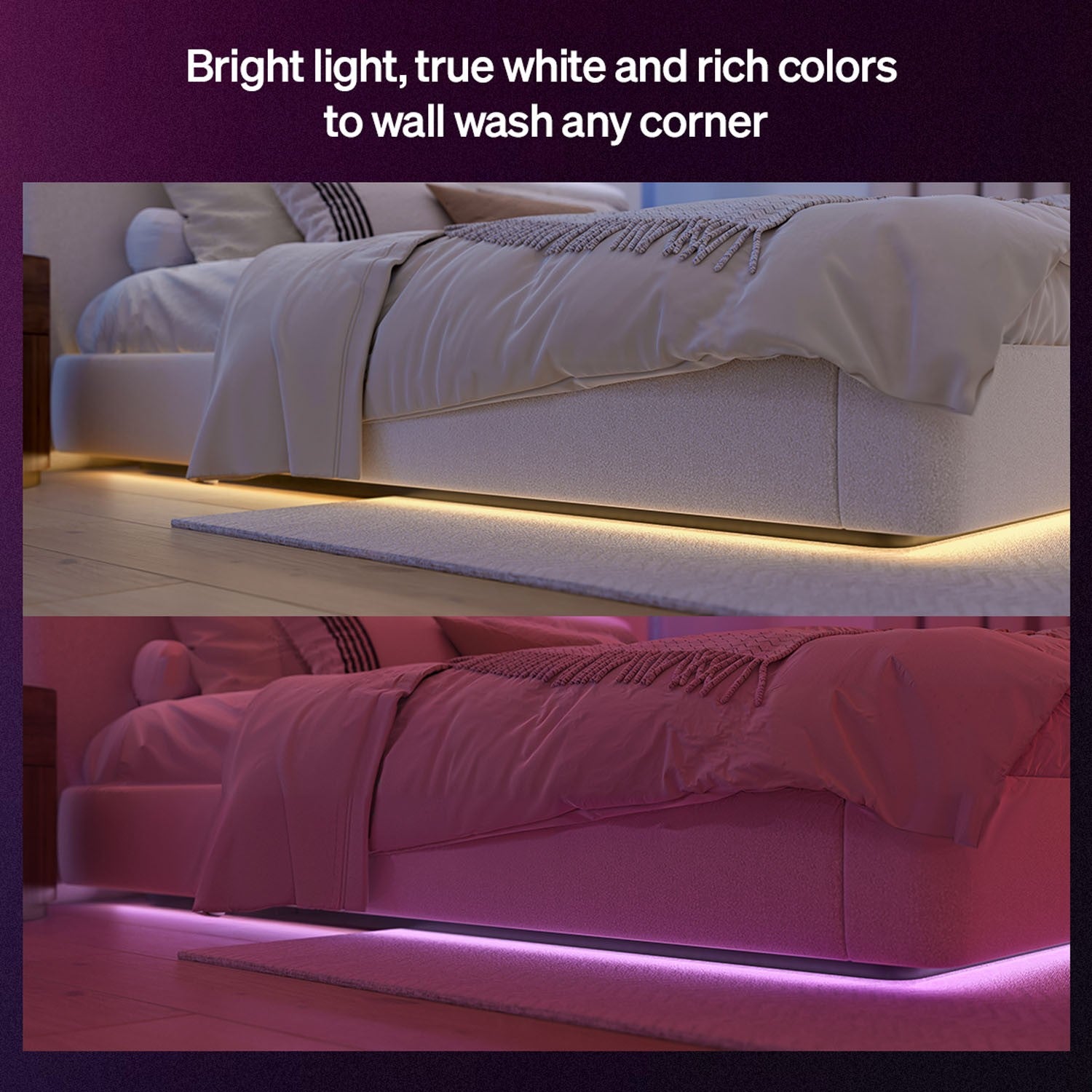 LED Lightstrip, White & Color Gradient, 3m Length