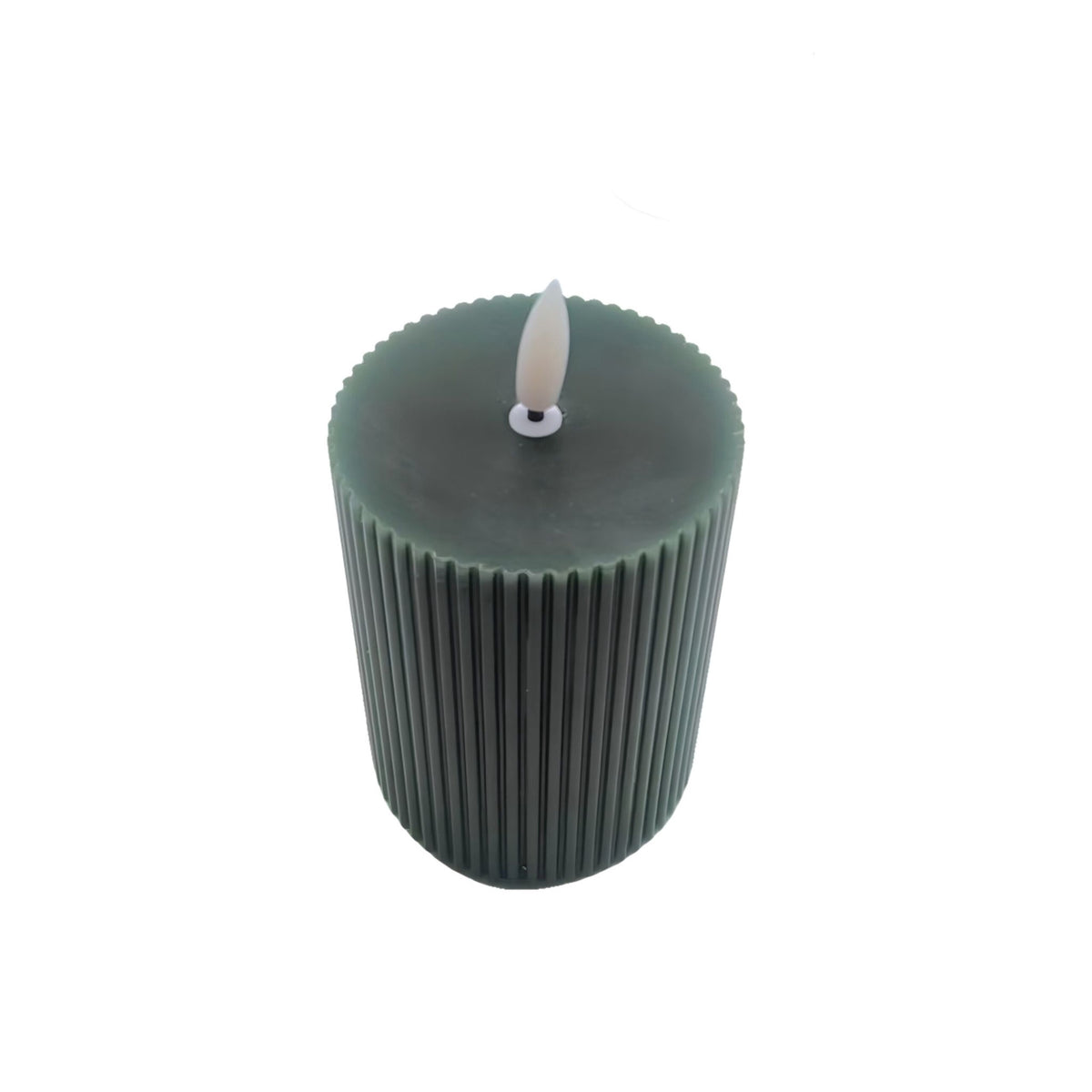 LED Real-Wax Flameless Candles, Flickering Flame, 4-Pack