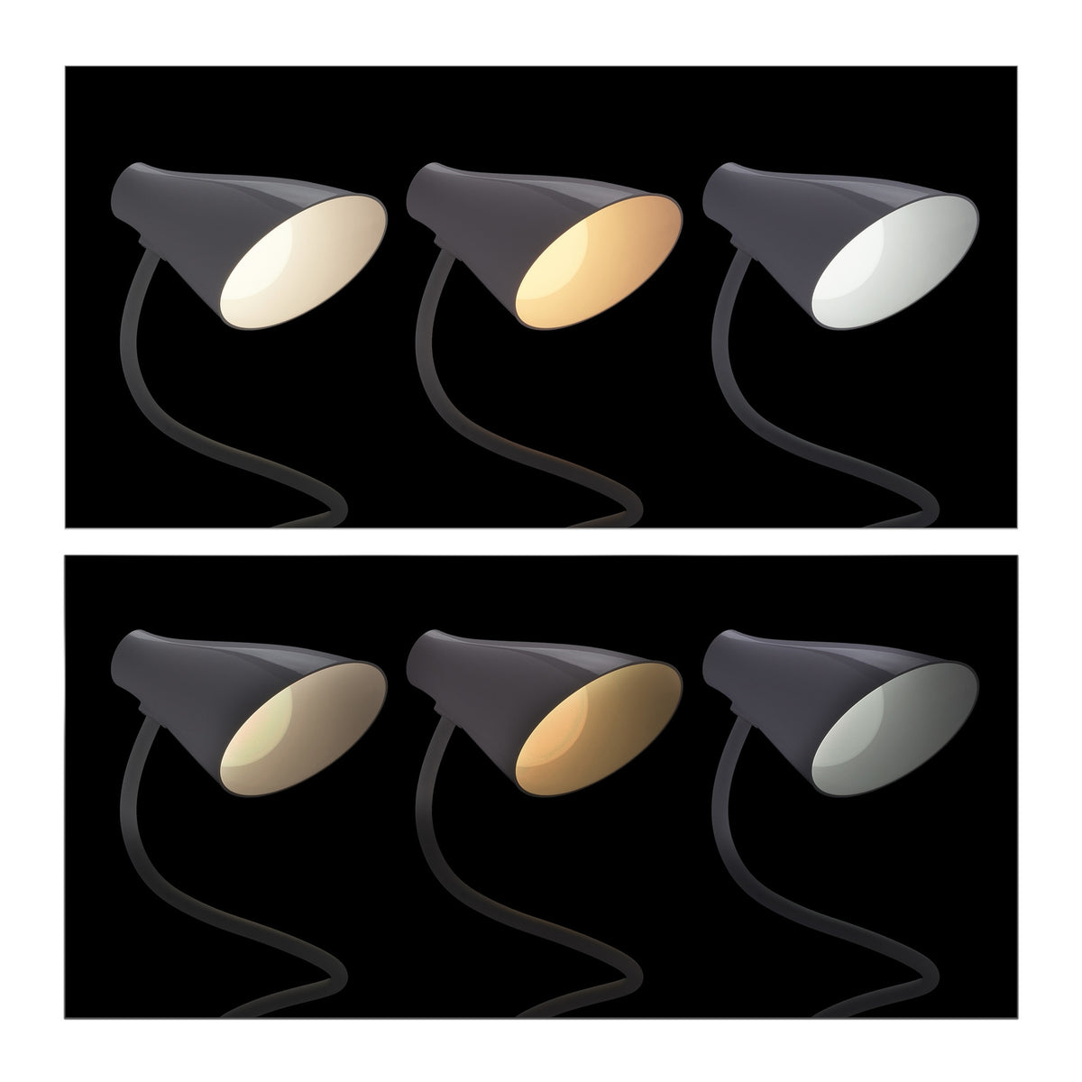 LED clamp lamp with touch function