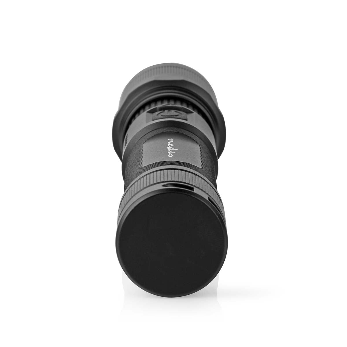 LED flashlight | Battery powered | 3.7 V DC | 10 W| Built-in lithium ion | batteries included | Rechargeable | Indicated luminous flux: 1000 lm | Lighting range: 110 m | Beam angle: 9.5 °