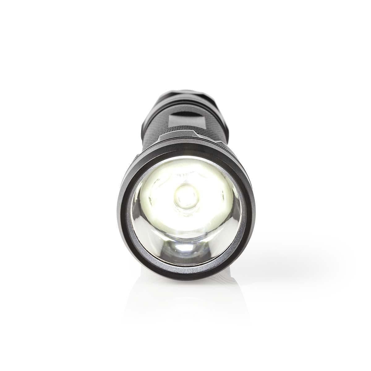 LED flashlight | Battery powered | 4.5 V DC | 10 W| 3x C/LR14 | Indicated luminous flux: 500 lm | Lighting range: 250 m | Beam angle: 9.5 °