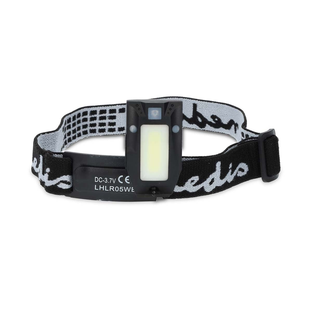 LED head light | Battery powered / USB power | 3.7 V DC | batteries included | Rechargeable | Indicated luminous flux: 180 lm | Lighting range: 20 m