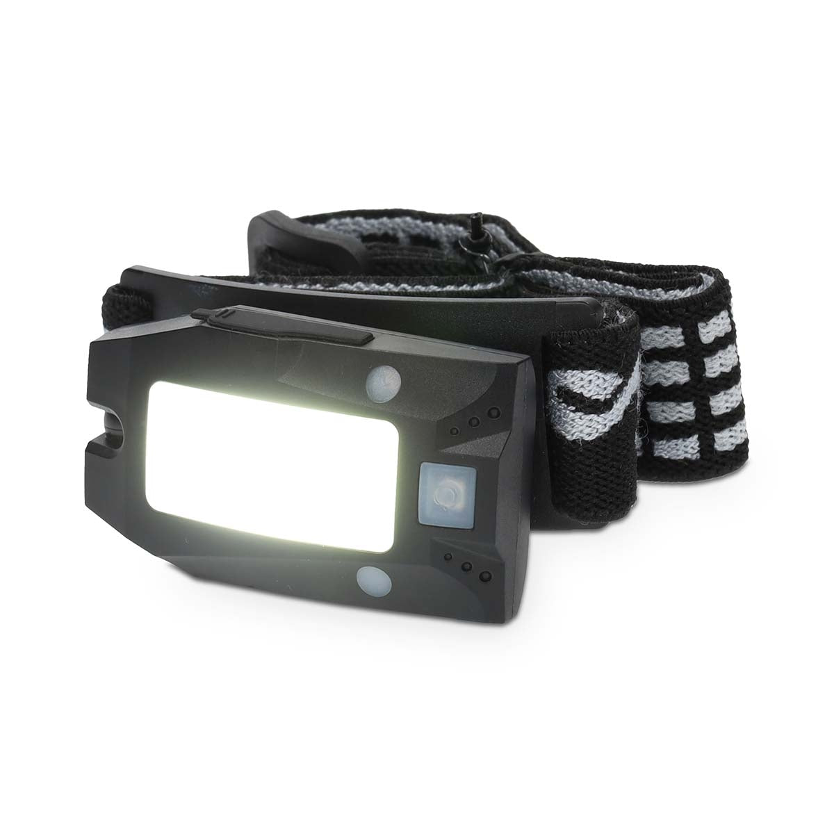 LED head light | Battery powered / USB power | 3.7 V DC | batteries included | Rechargeable | Indicated luminous flux: 180 lm | Lighting range: 20 m