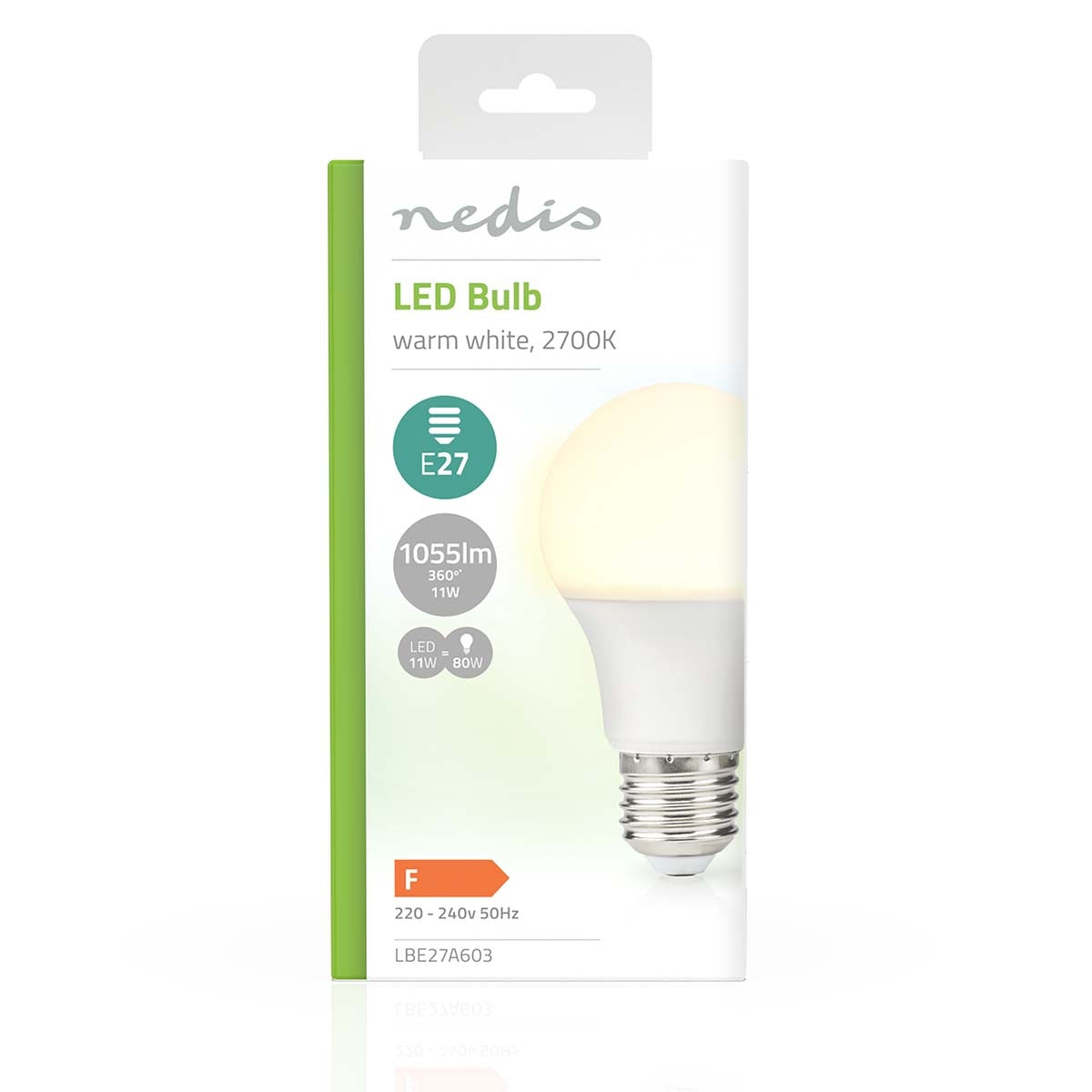 LED lamp E27 | A60 | 11 W| 1055 lm | 2700 K| Warm White | Retro Style | Matte | 1 pc.