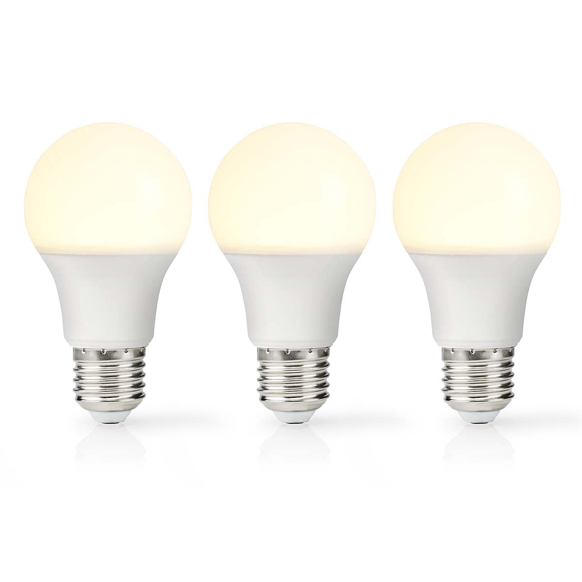 LED lamp E27 | A60 | 8.0 W| 806 lm | 2700 K| Warm White | Retro Style | Matte | 3 pcs.