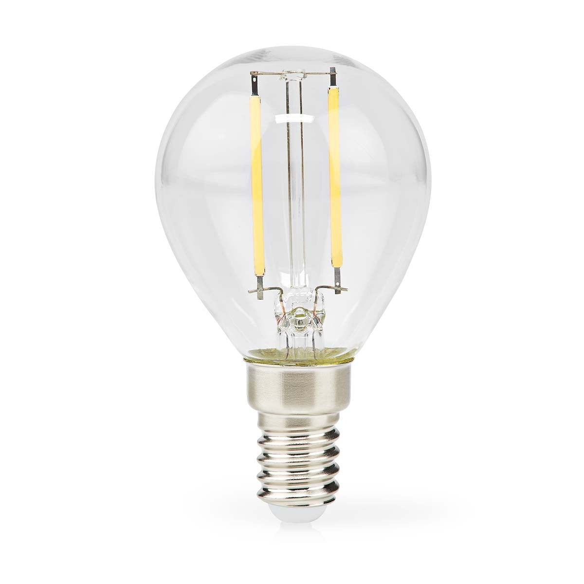 LED lamp Lamp E14 | G45 | 2 W| 250 lm | 2700 K| Warm White | Retro Style | 1 pc. | Clear