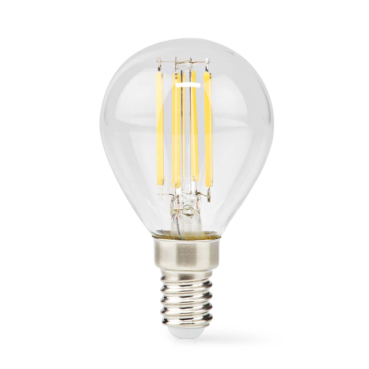 LED lamp Lamp E14 | G45 | 4.5 W| 470 lm | 2700 K| Dimmable | Warm White | Retro Style | 1 pc. | Clear