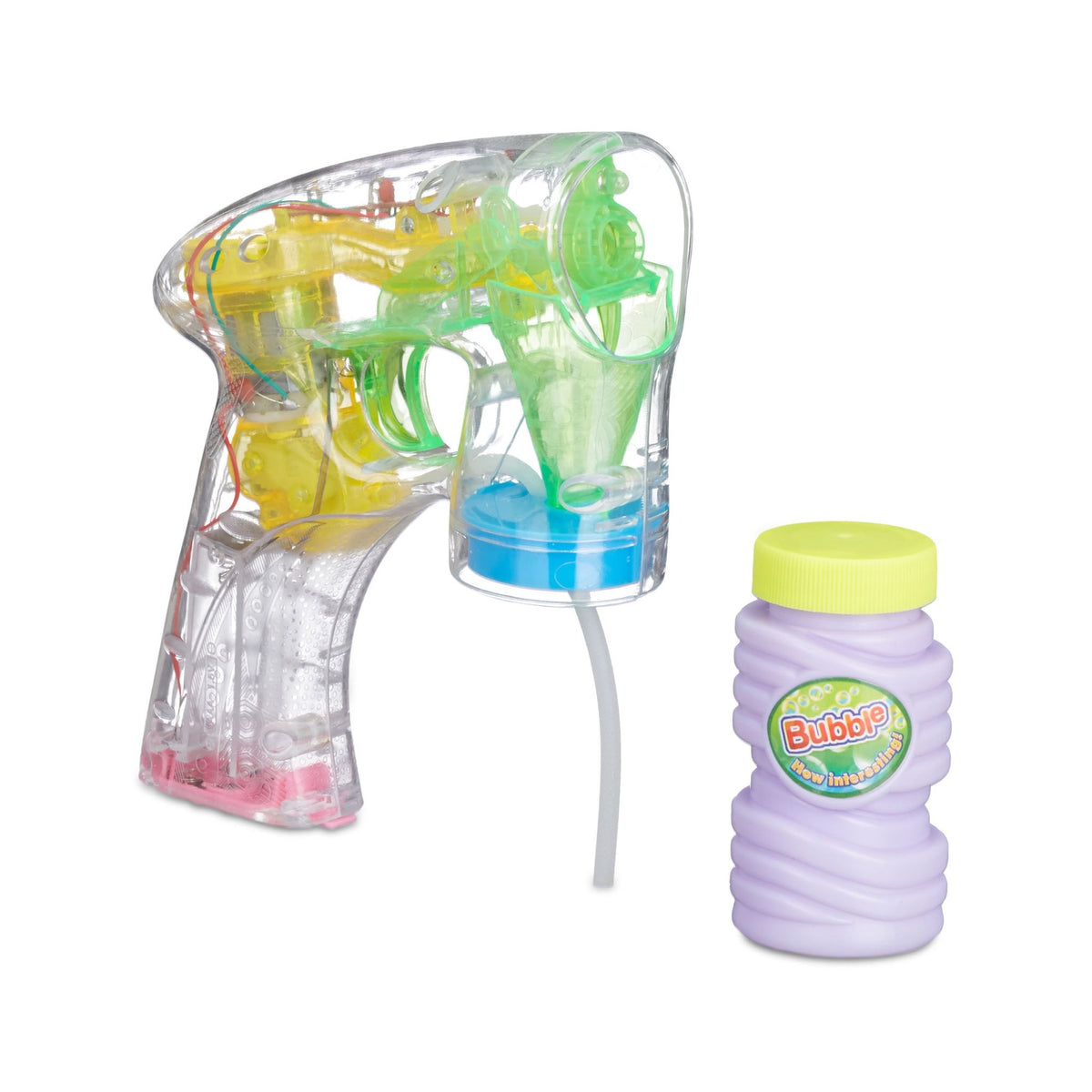 LED soap bubble gun