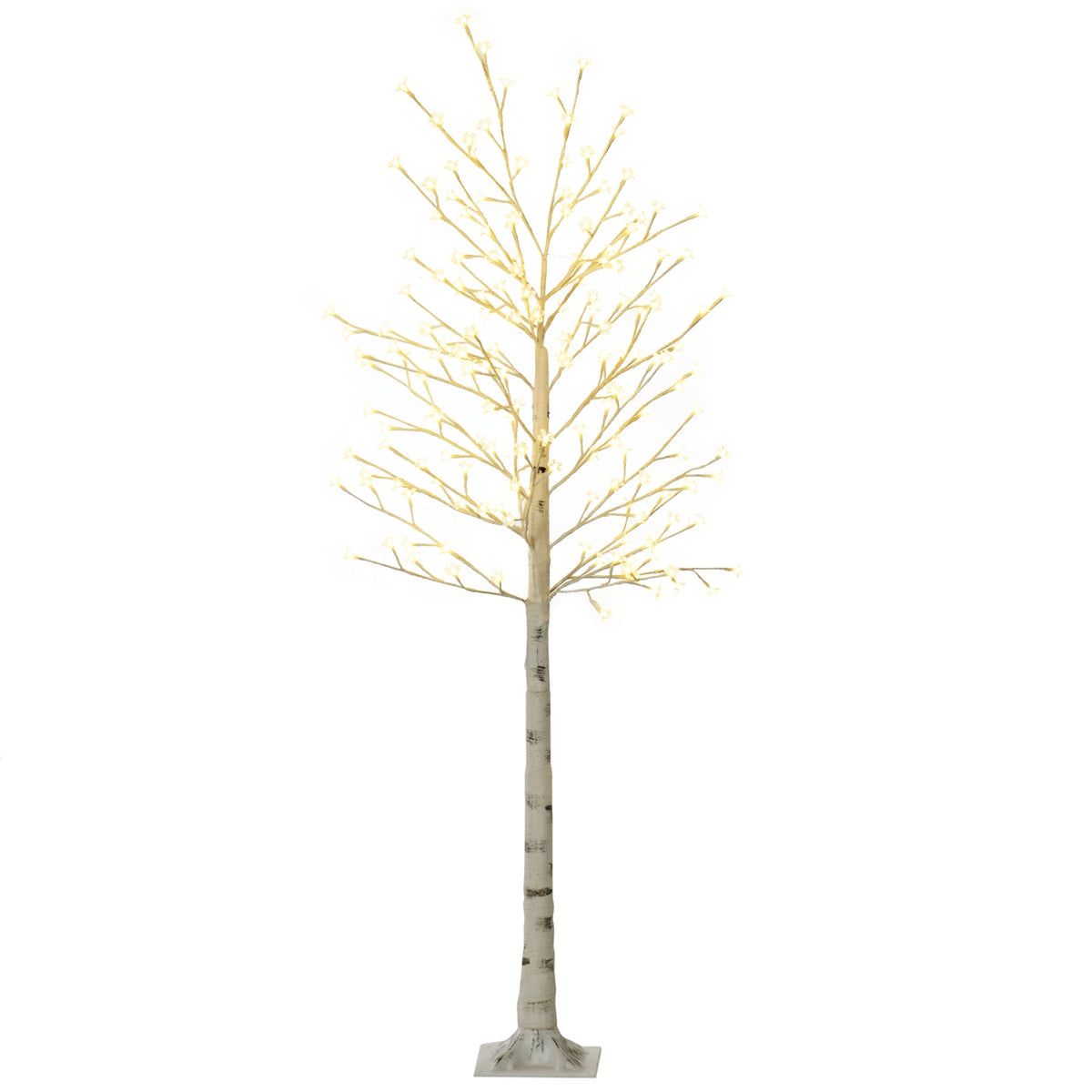 LED tree, light tree, cherry tree with 180 LEDs, 3 brightness levels, 180 cm tree light, artificial tree with lighting, Christmas decoration