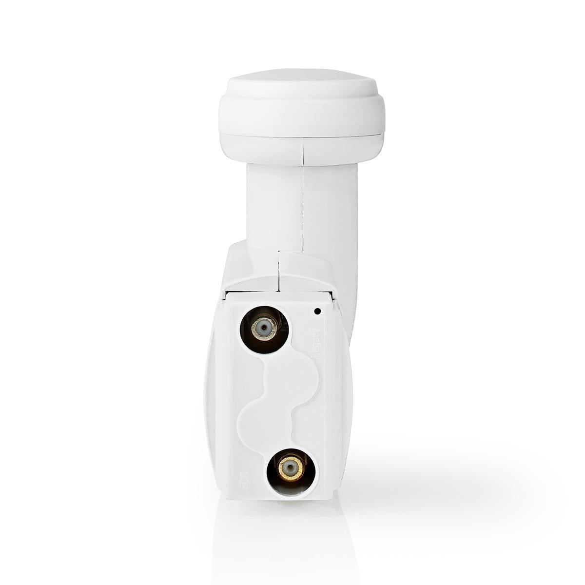 LNB | SatCR | Output connection: 2x F-connector | Noise factor range: 0.80 dB | Conversion gain: 58 - 60 dB | White