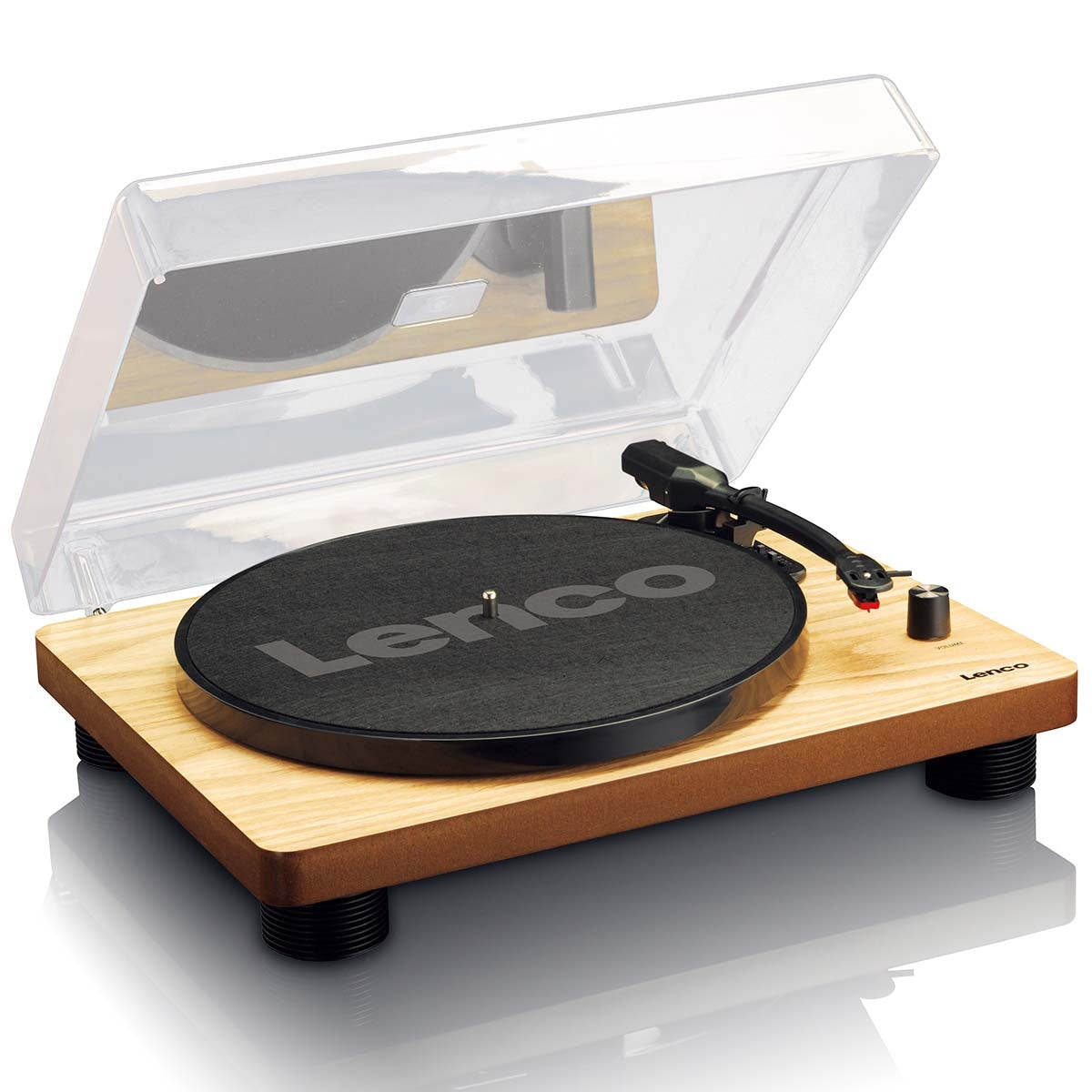 LS-50WD Turntable with built-in speakers USB Encoding Wood