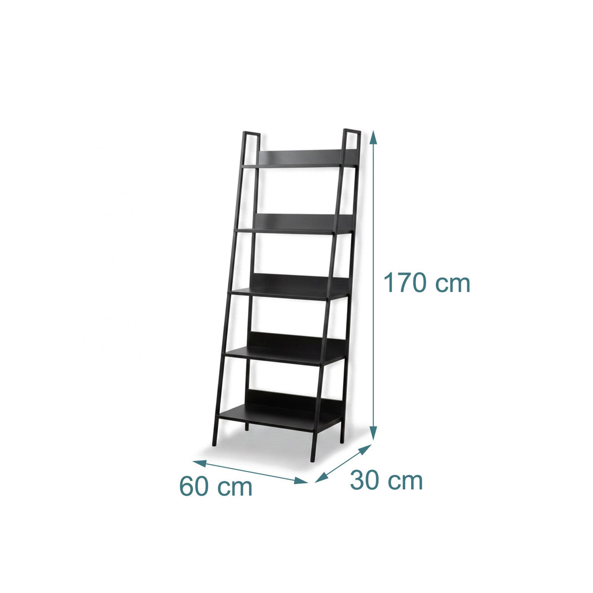 Ladder Shelf Unit, 5-Tier Storage for Home