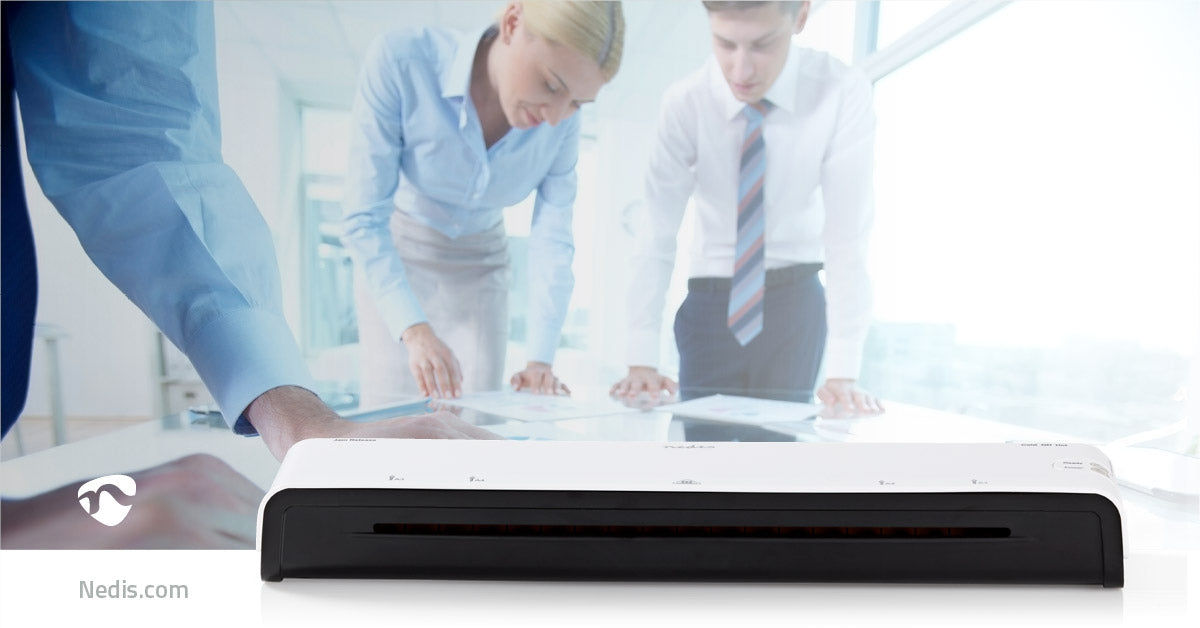 Laminator | Hot cold | A3 | 300 mm/min | Automatic shutdown | Power adapter | White