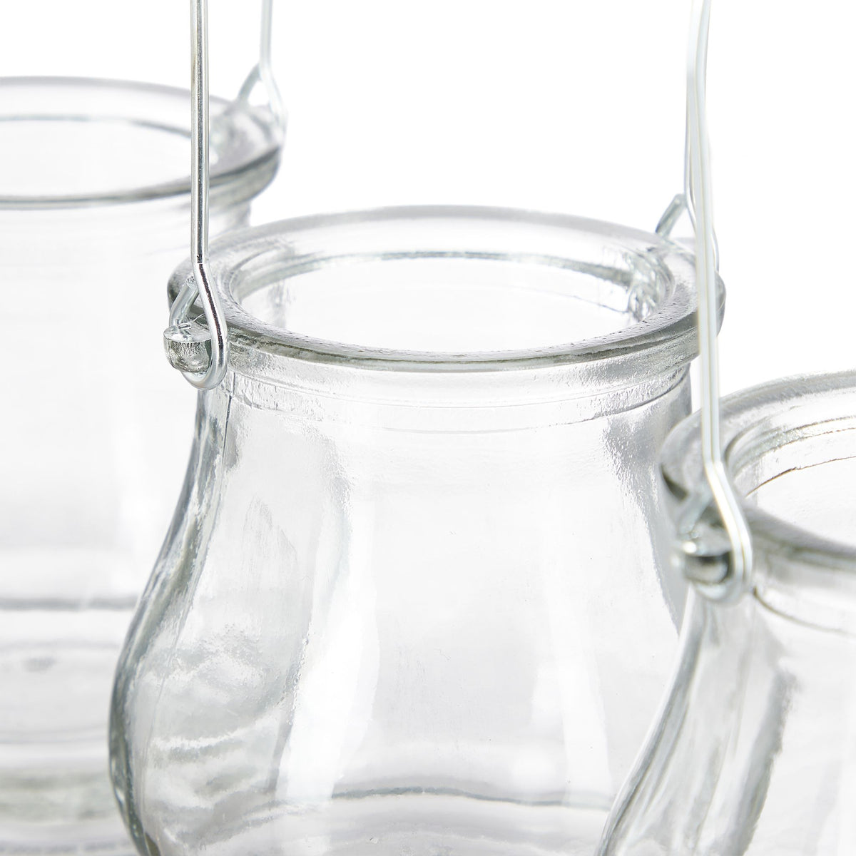 Lantern transparent set of 12