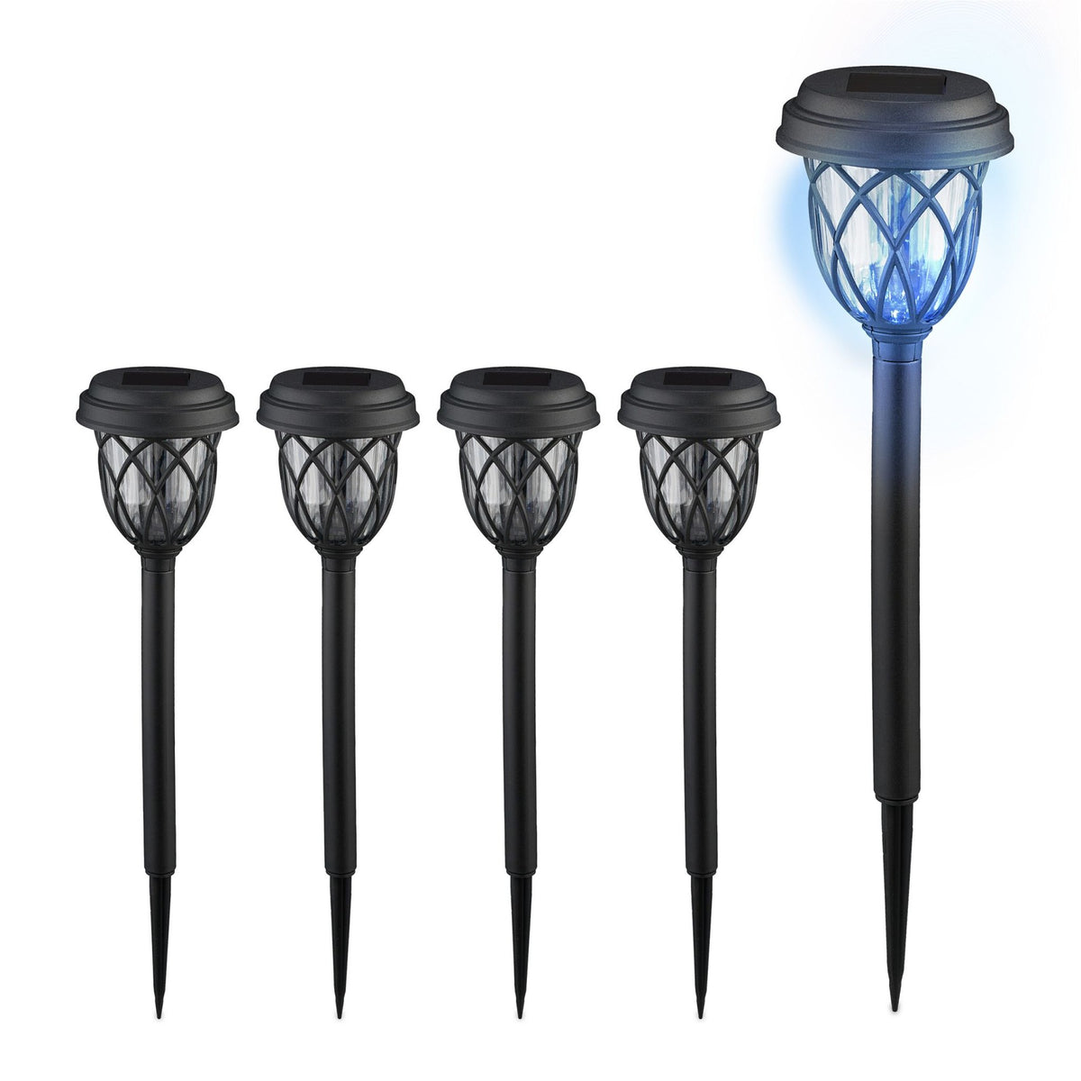 Lantern with solar cell lamp