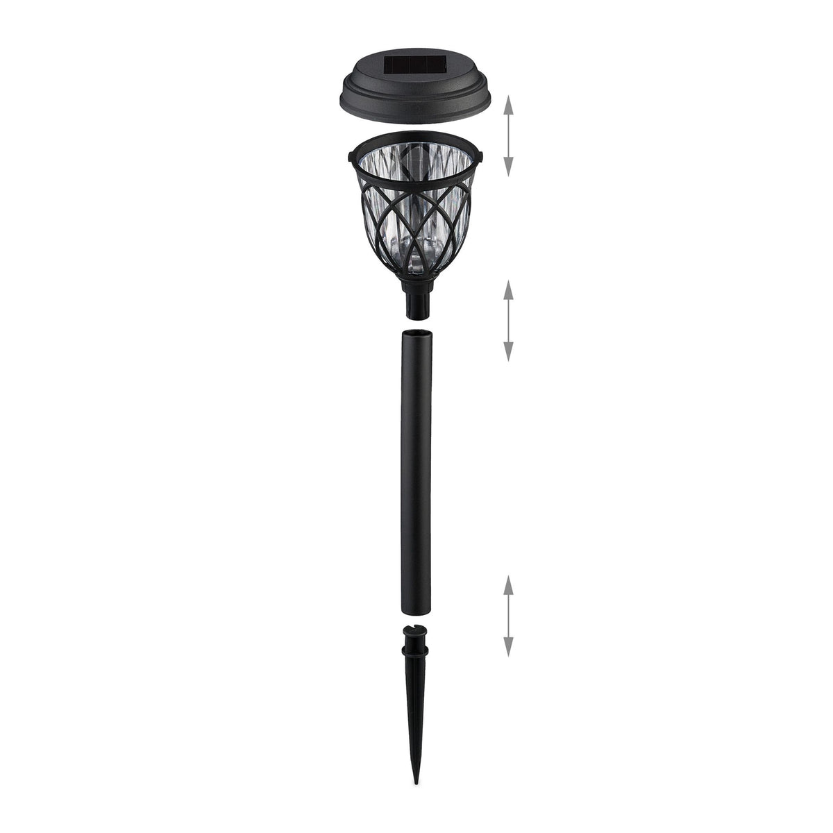 Lantern with solar cell lamp