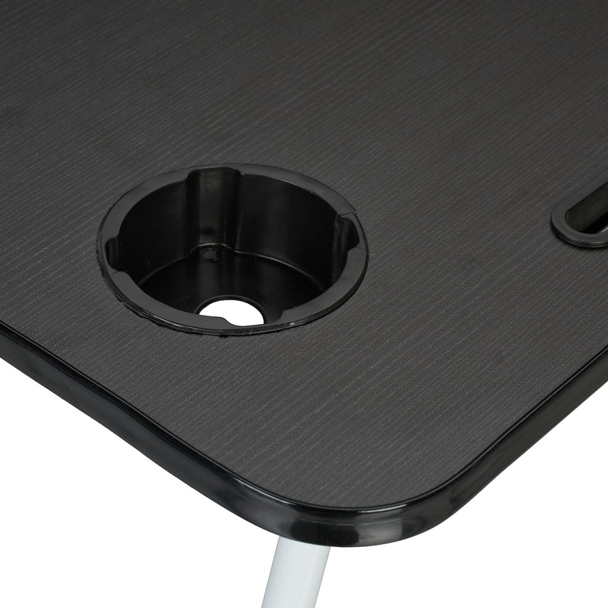 Lap Desk with Tablet & Drink Holder – Black