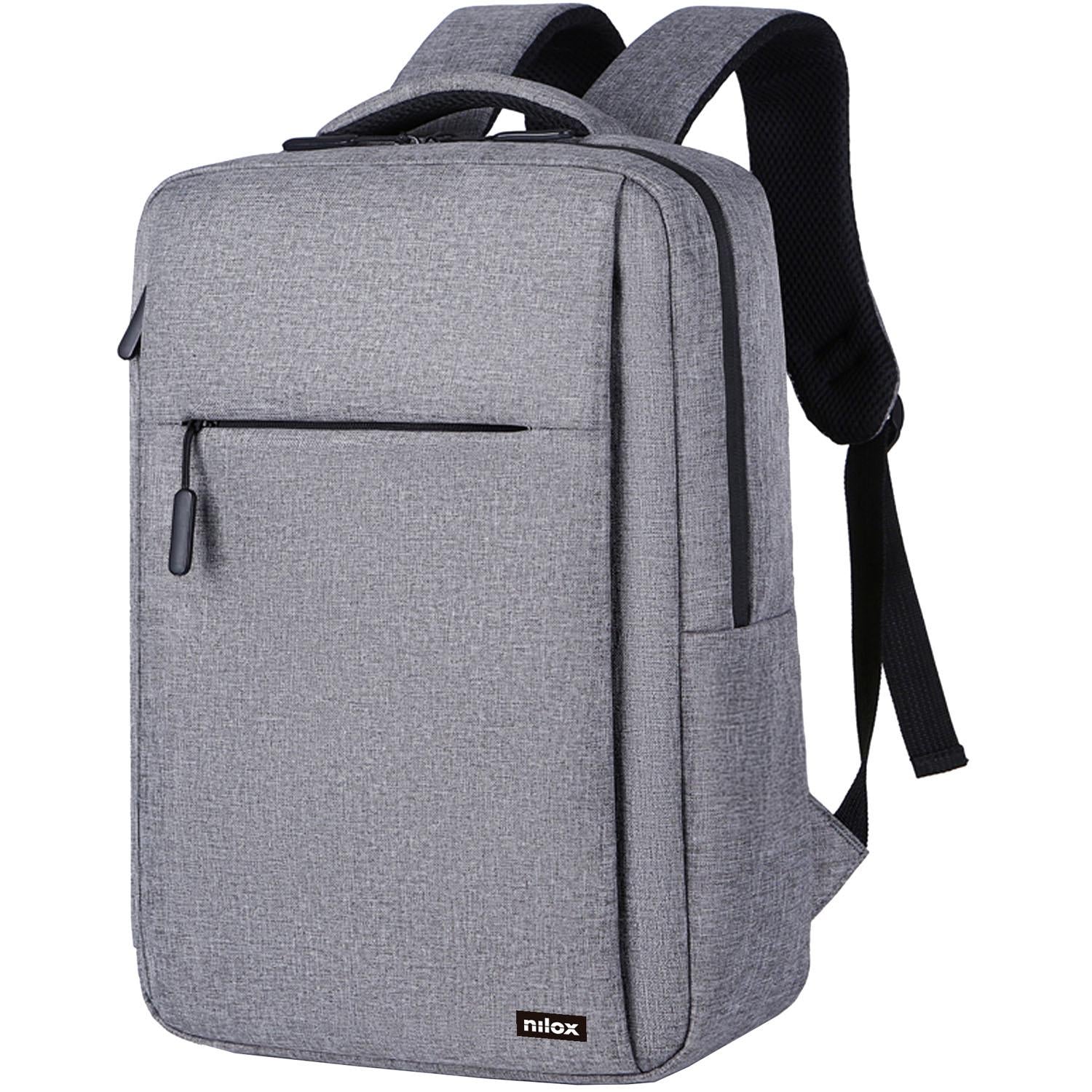 Laptop Backpack 15.6" Gray, Water-Resistant, Polyester
