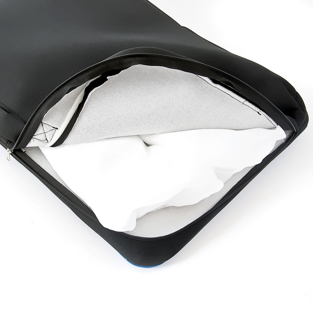 Laptop cushion blue with wrist support