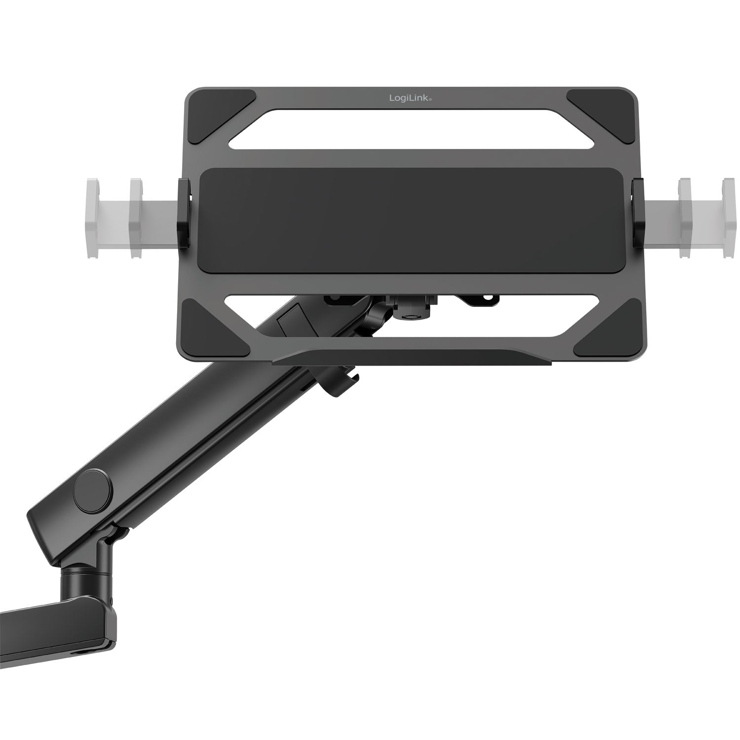 Laptop holder for monitor arm VESA 75x75