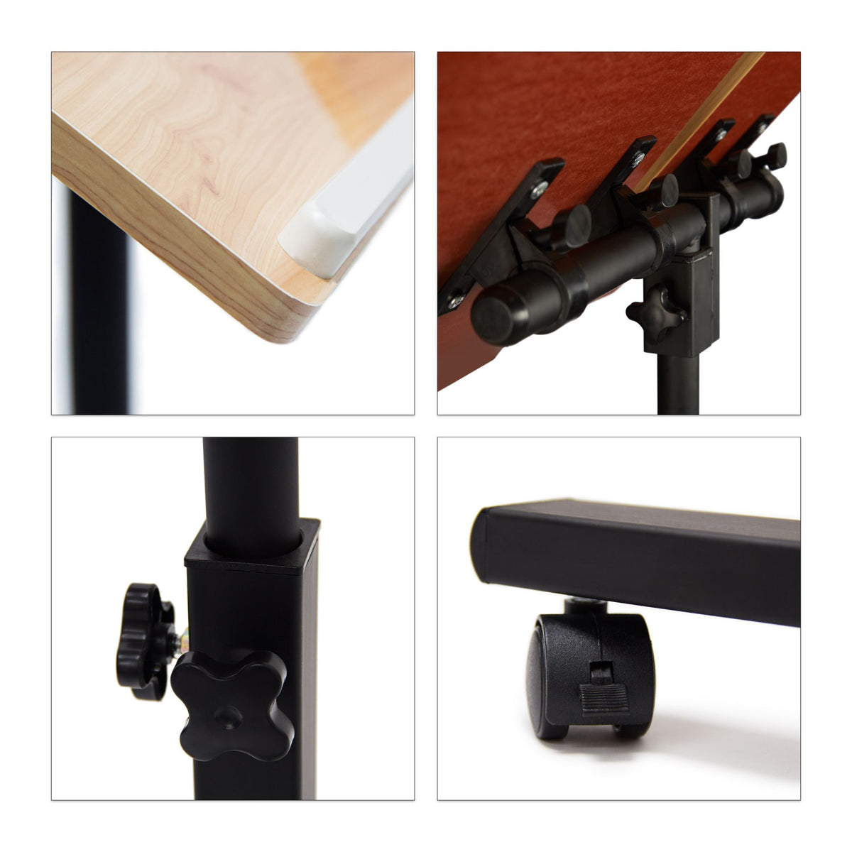 Laptop table with adjustable mouse table