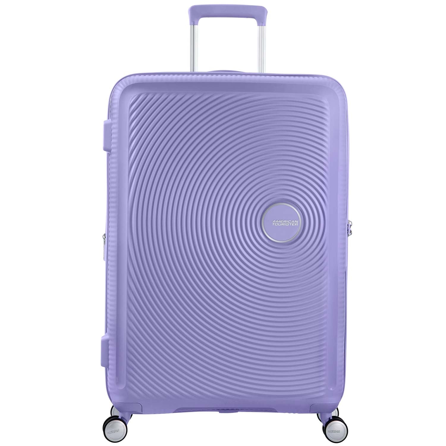 Large Lavender Expandable Suitcase, 77 cm