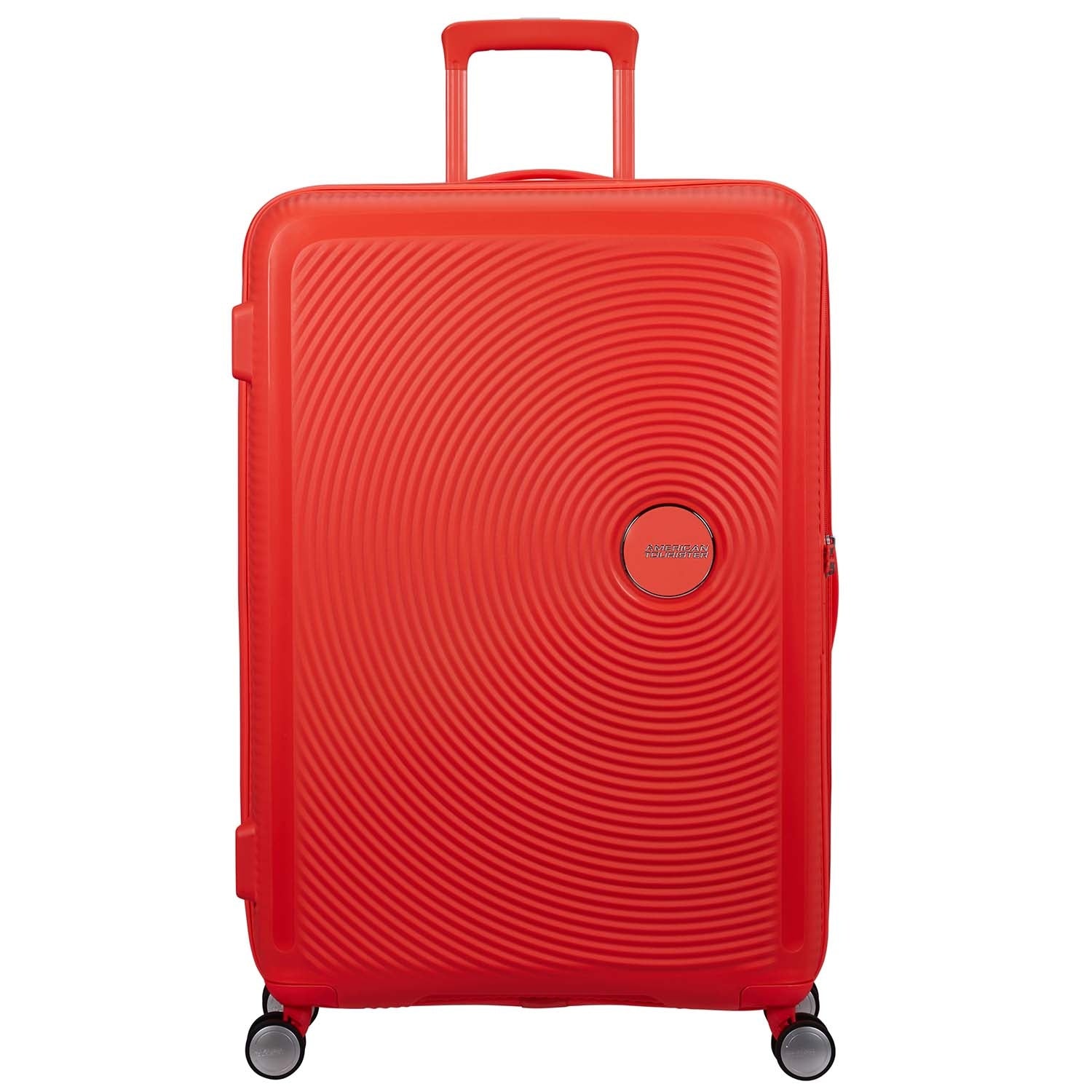 Large Neon Orange Soundbox Suitcase, 77 cm