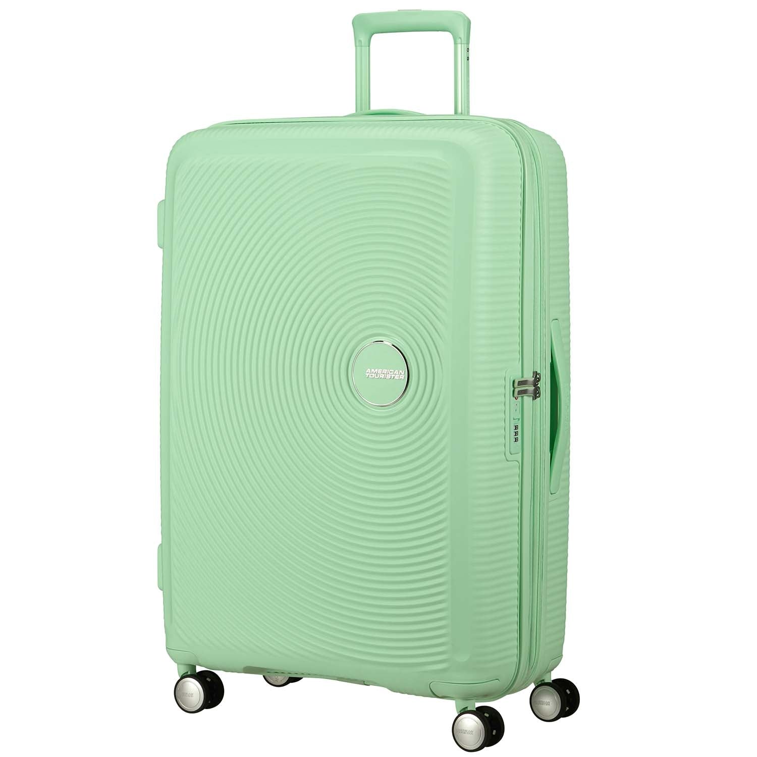 Large Pastel Green Soundbox Suitcase, 77 cm