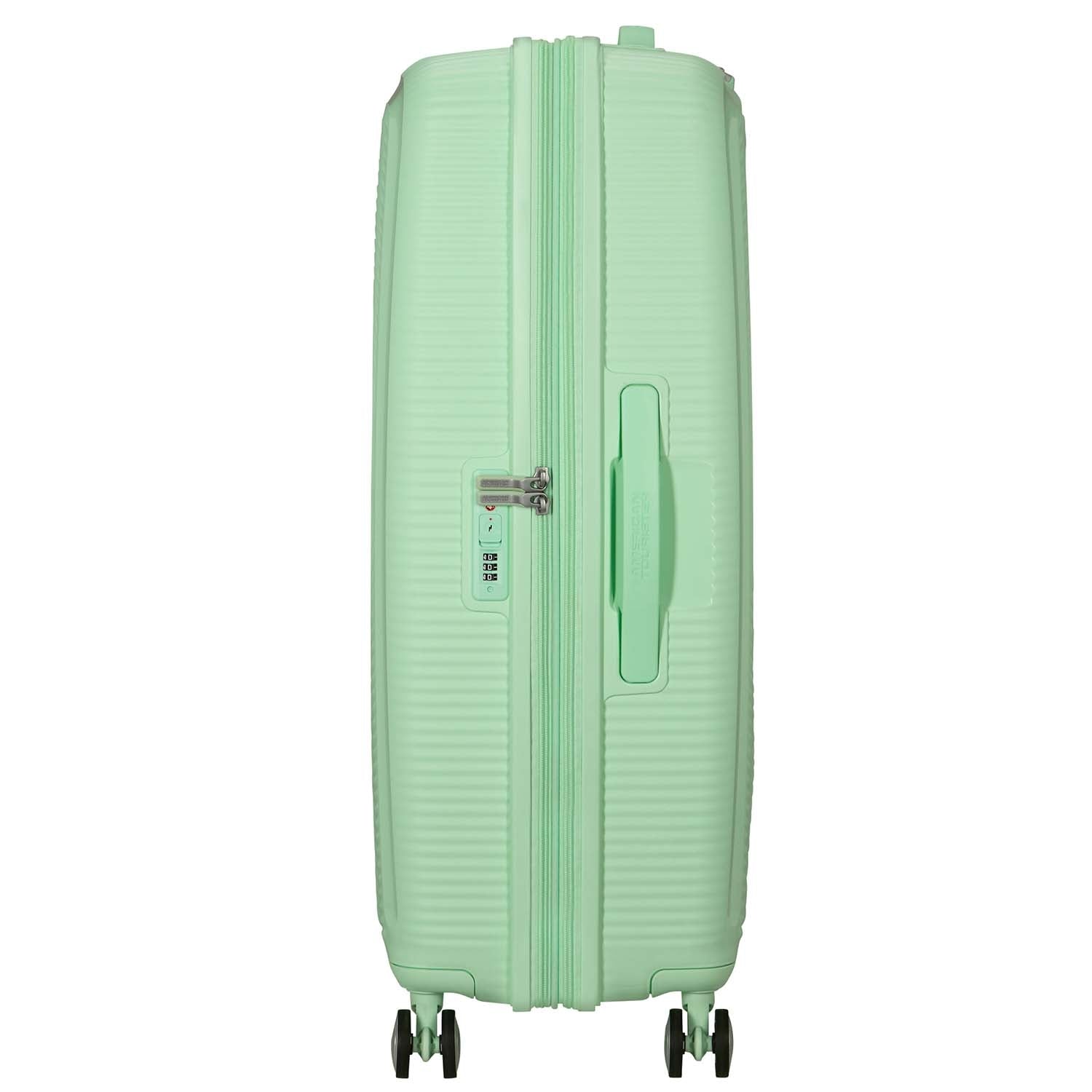 Large Pastel Green Soundbox Suitcase, 77 cm