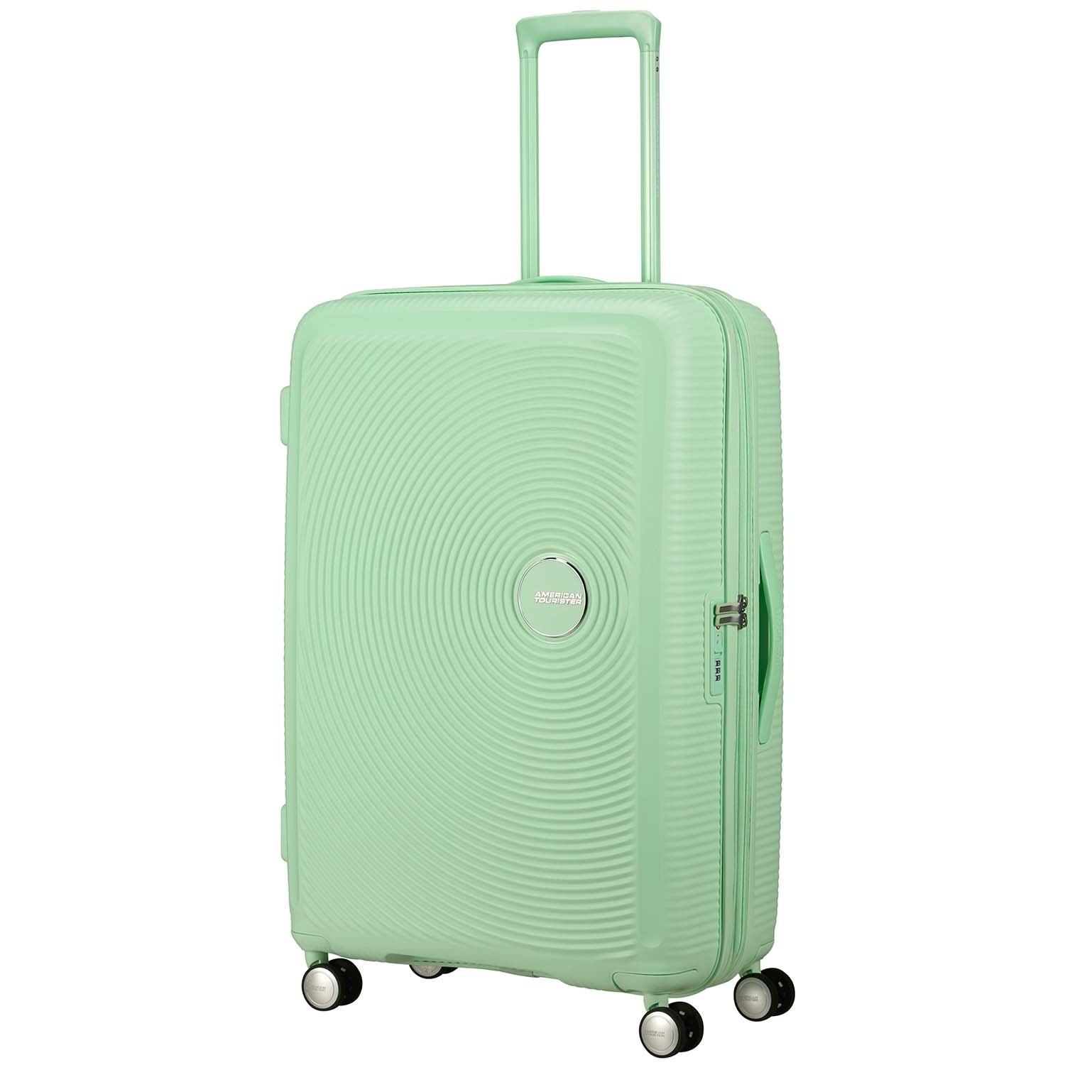Large Pastel Green Soundbox Suitcase, 77 cm