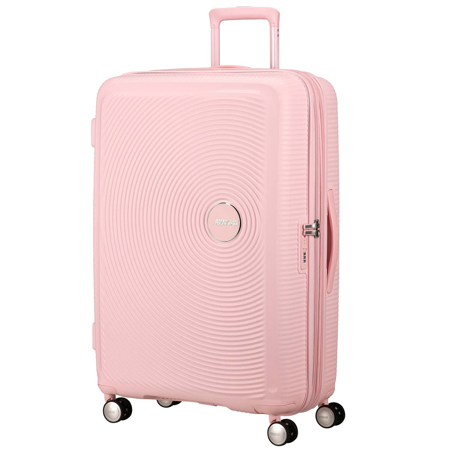 Large Pastel Pink Suitcase, Soundbox Design, 77 cm