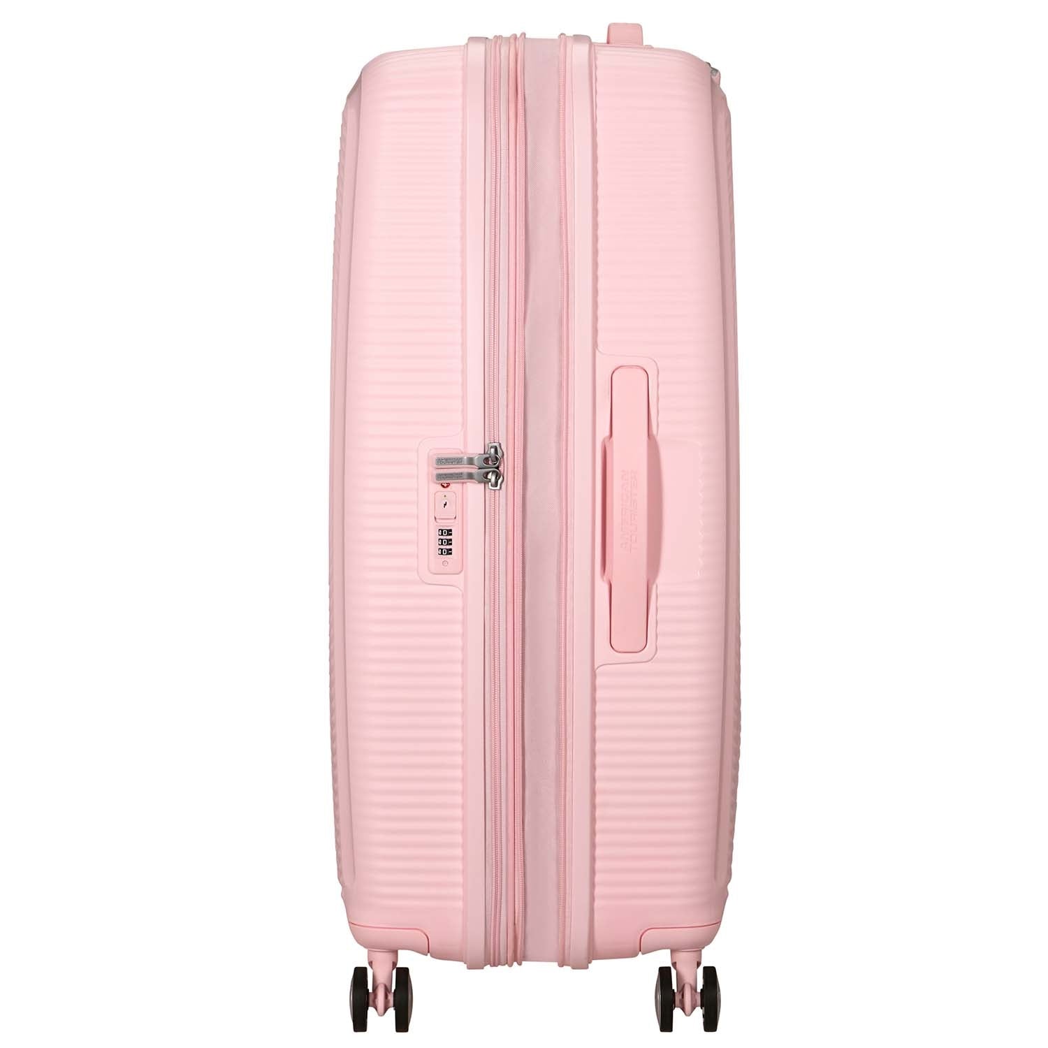 Large Pastel Pink Suitcase, Soundbox Design, 77 cm