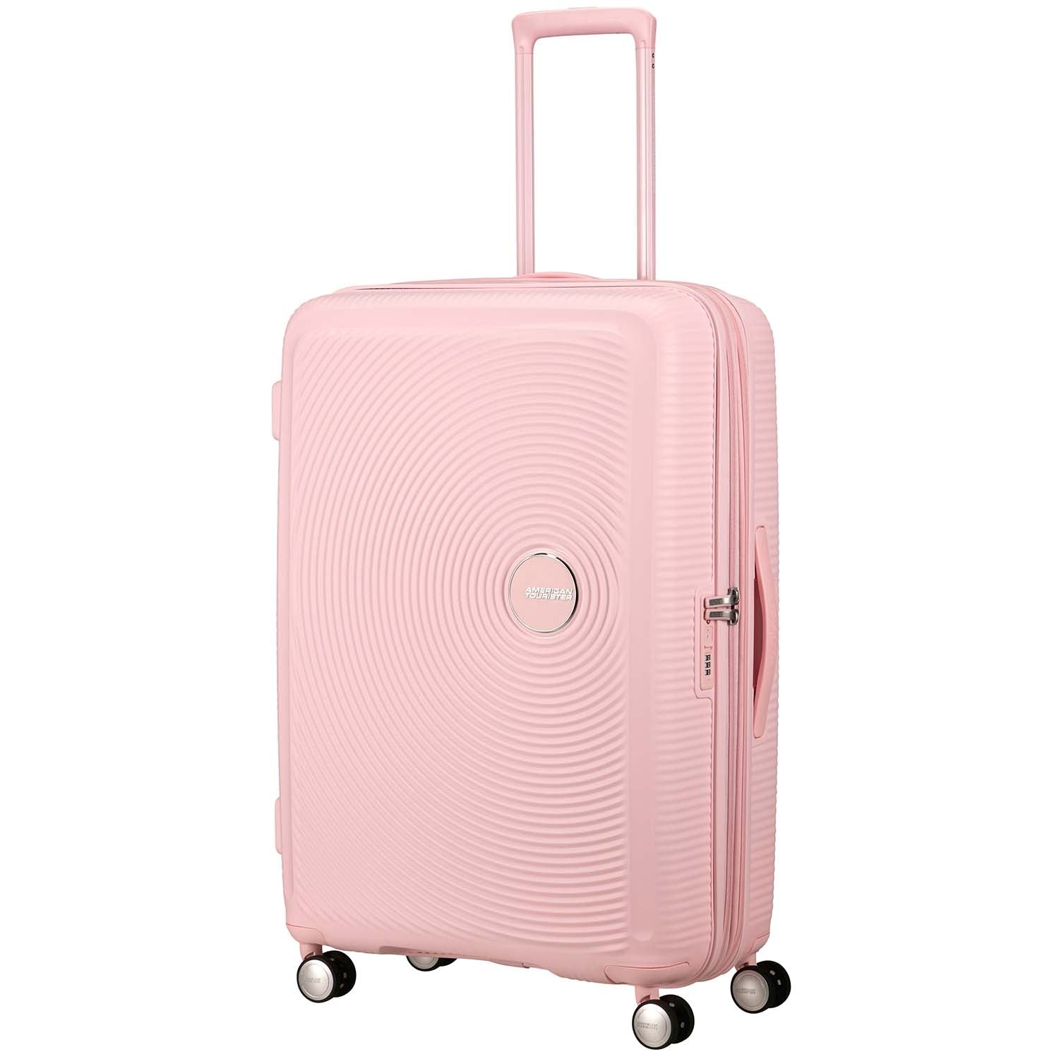Large Pastel Pink Suitcase, Soundbox Design, 77 cm