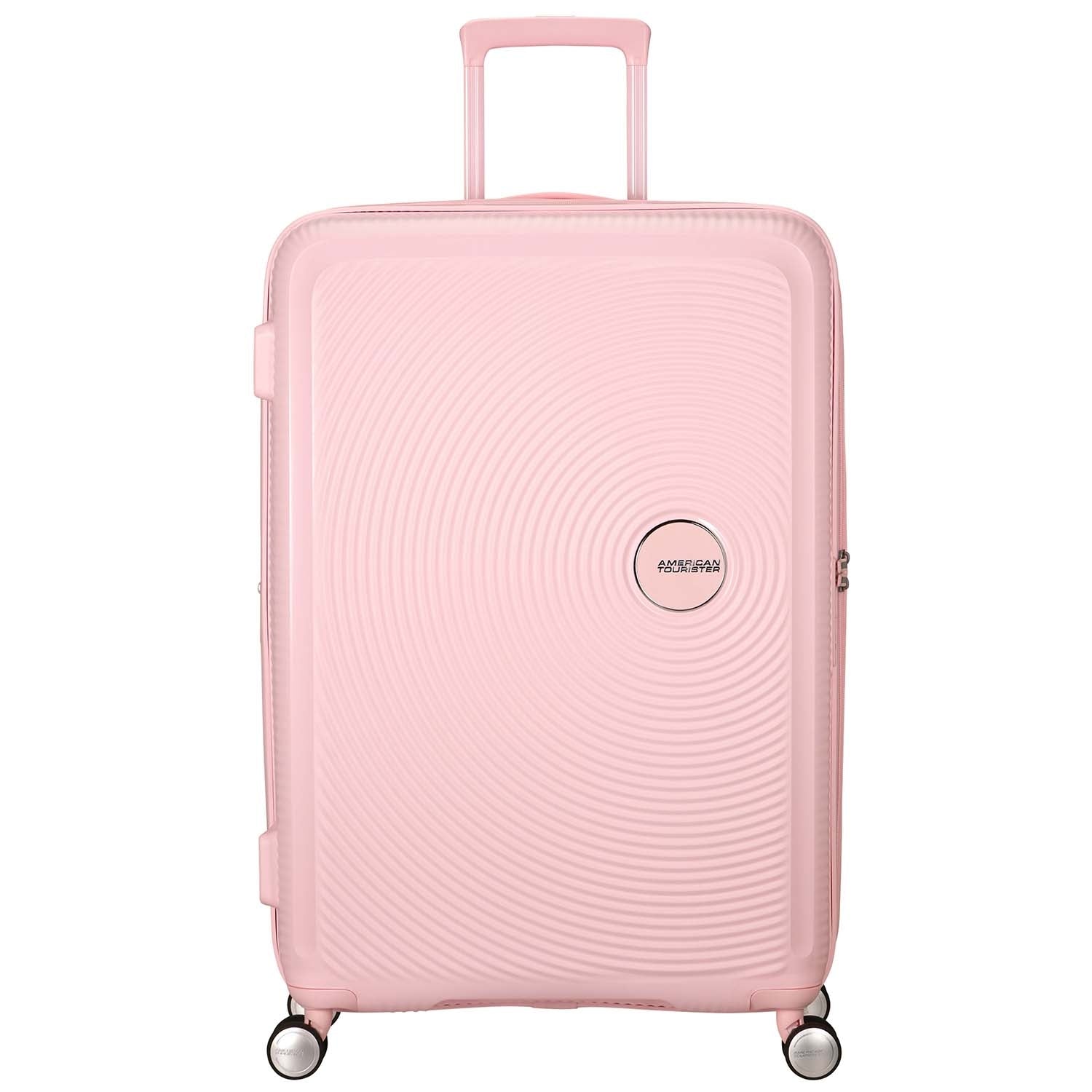 Large Pastel Pink Suitcase, Soundbox Design, 77 cm
