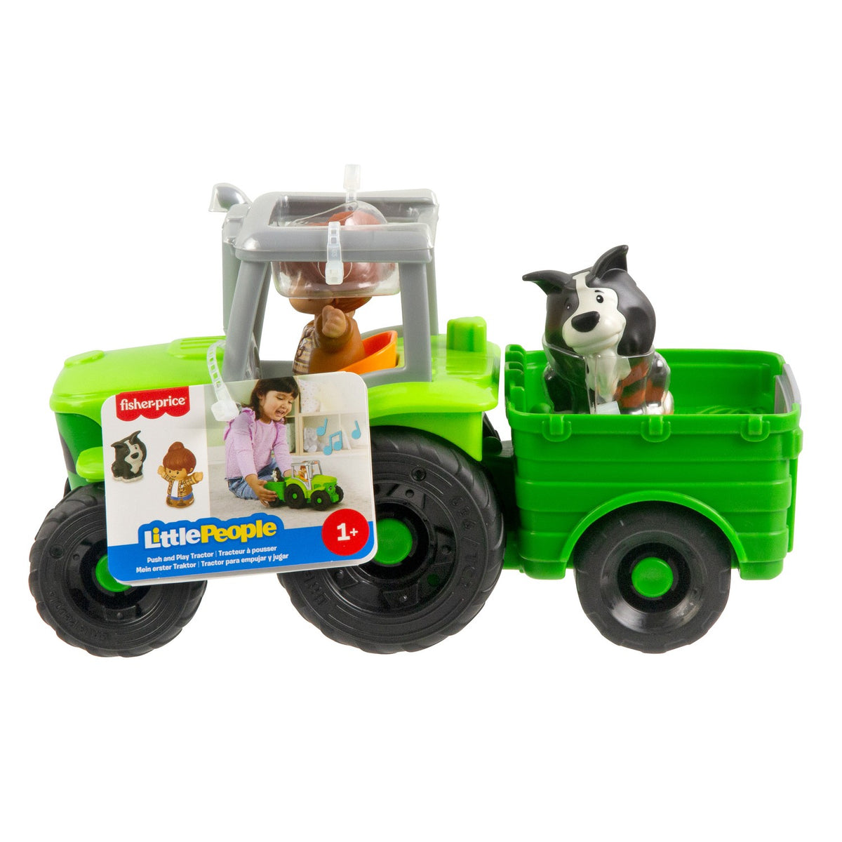Large Toy Tractor with Sounds and Figure