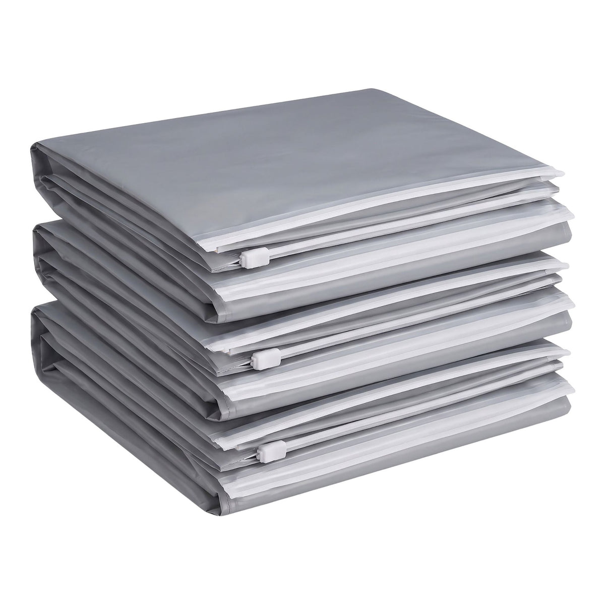 Large Vacuum Storage Bags, 100x80 cm, Set of 6, Grey