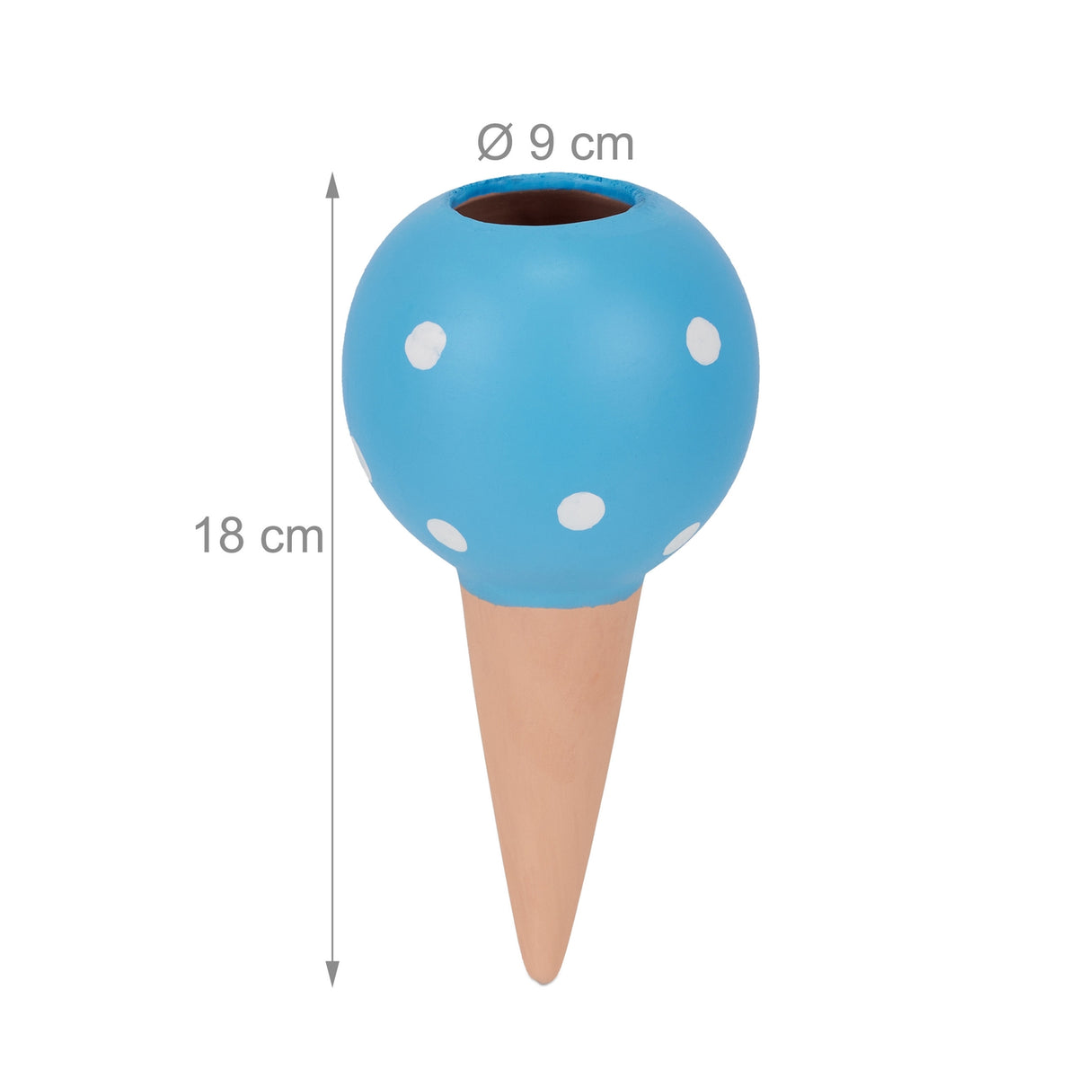 Large clay cones for irrigation Set of 4