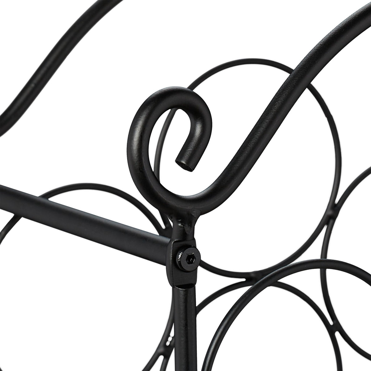 Large metal wine rack