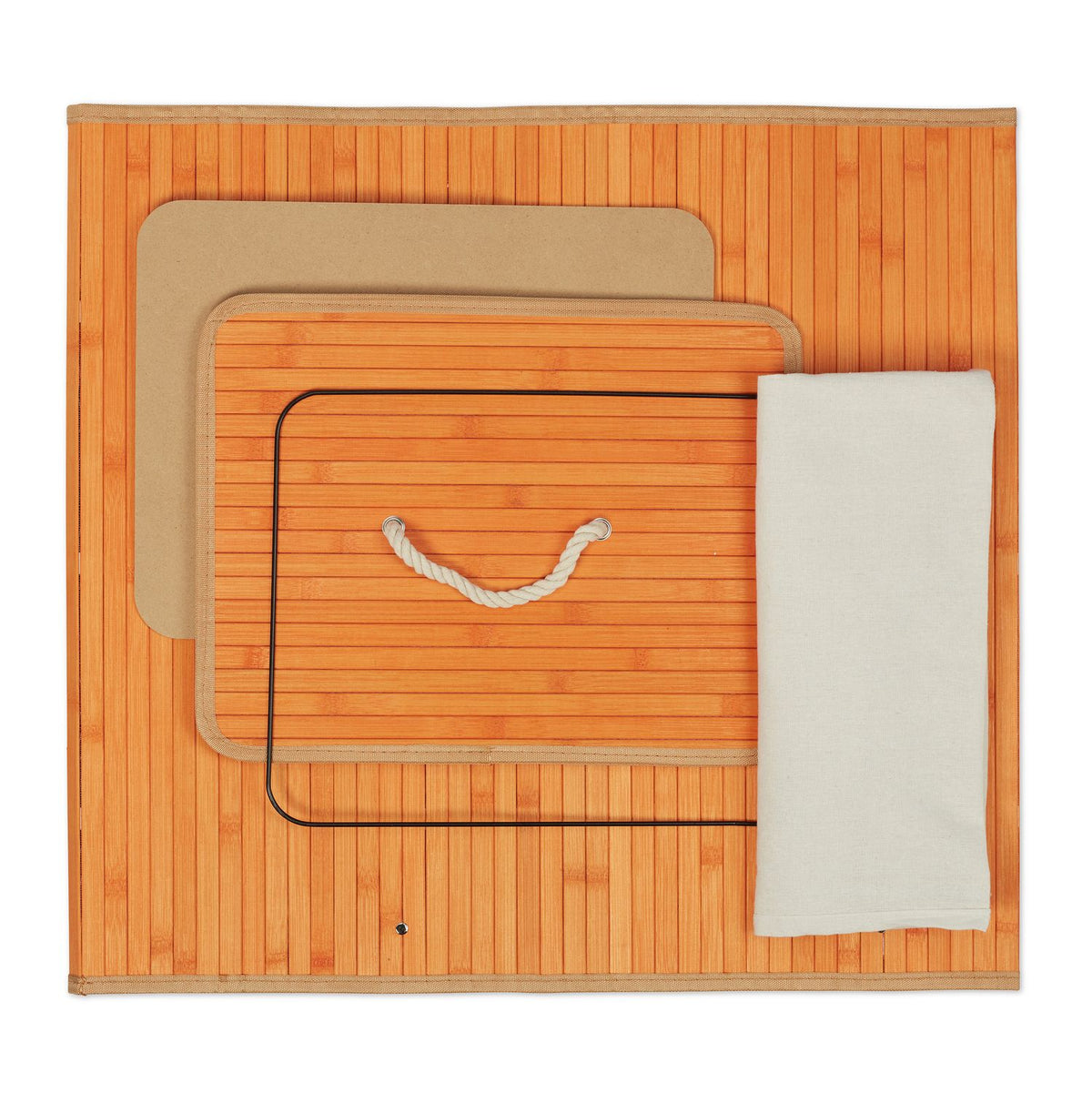 Laundry basket bamboo