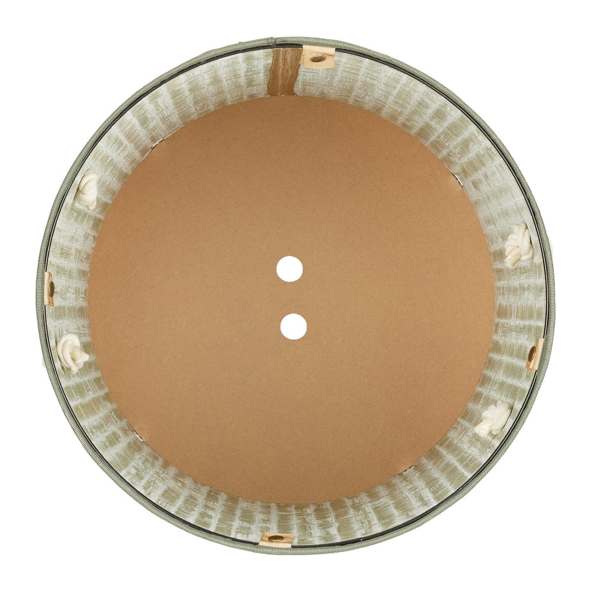 Laundry basket bamboo round