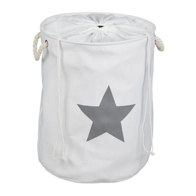 Laundry basket fabric with star