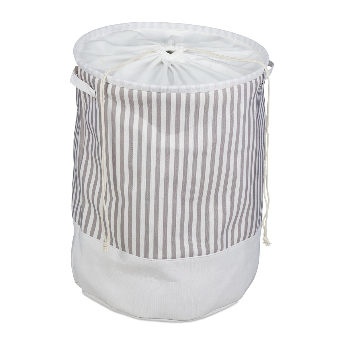 Laundry basket fabric with stripes
