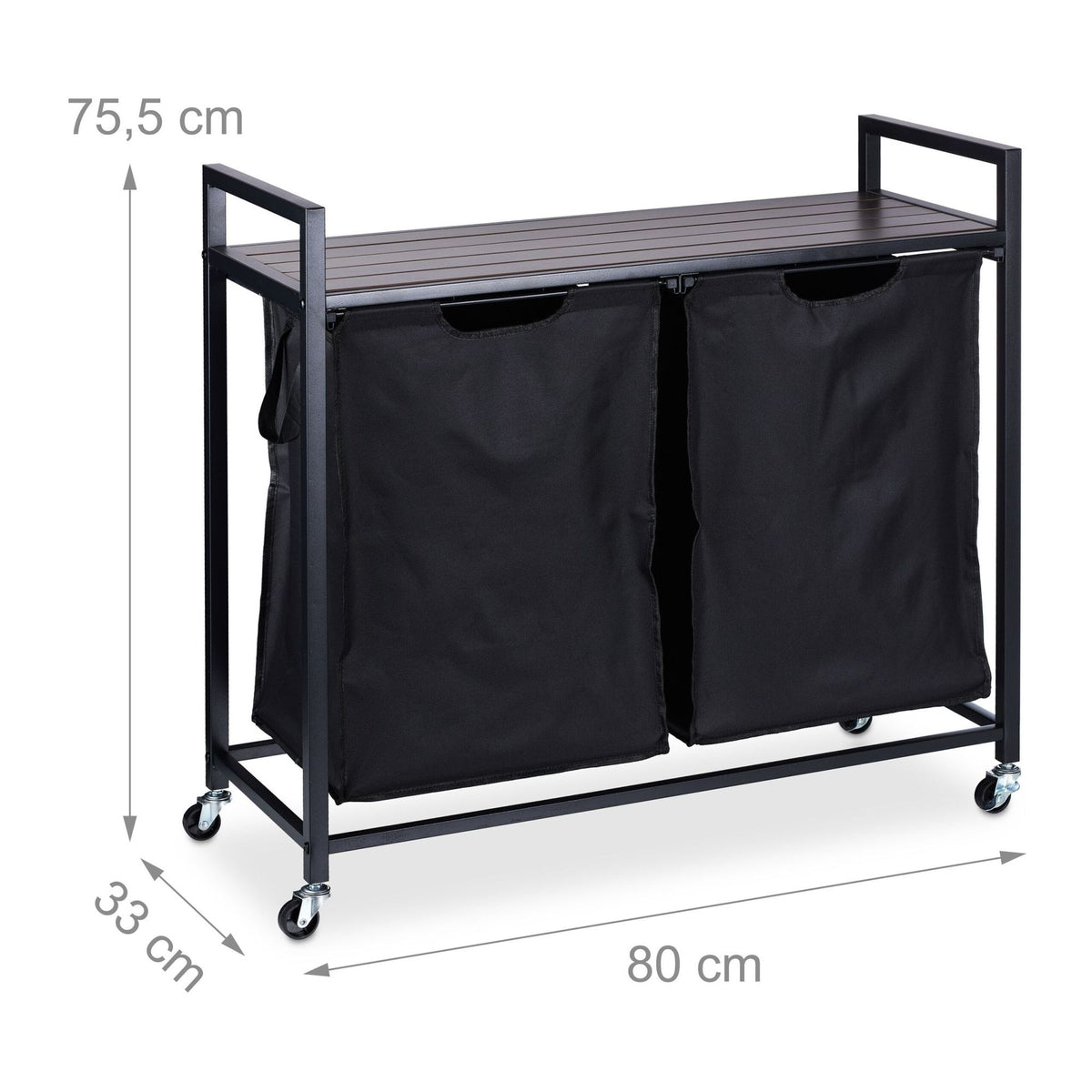 Laundry basket stand with shelf